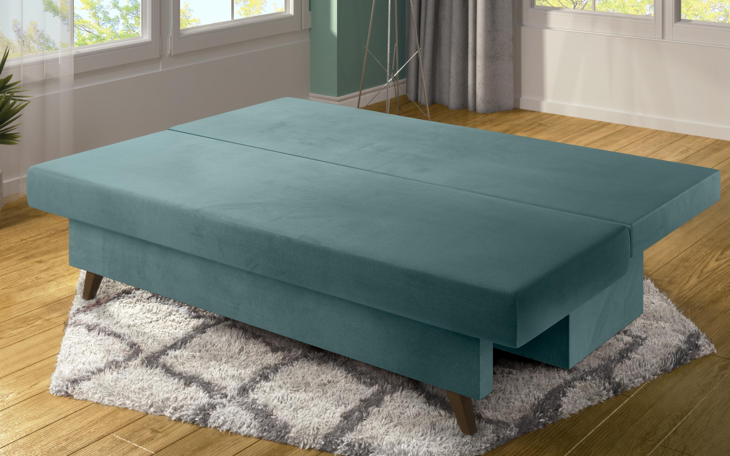 Canapea extensibila Marty, albastru- verzui  4