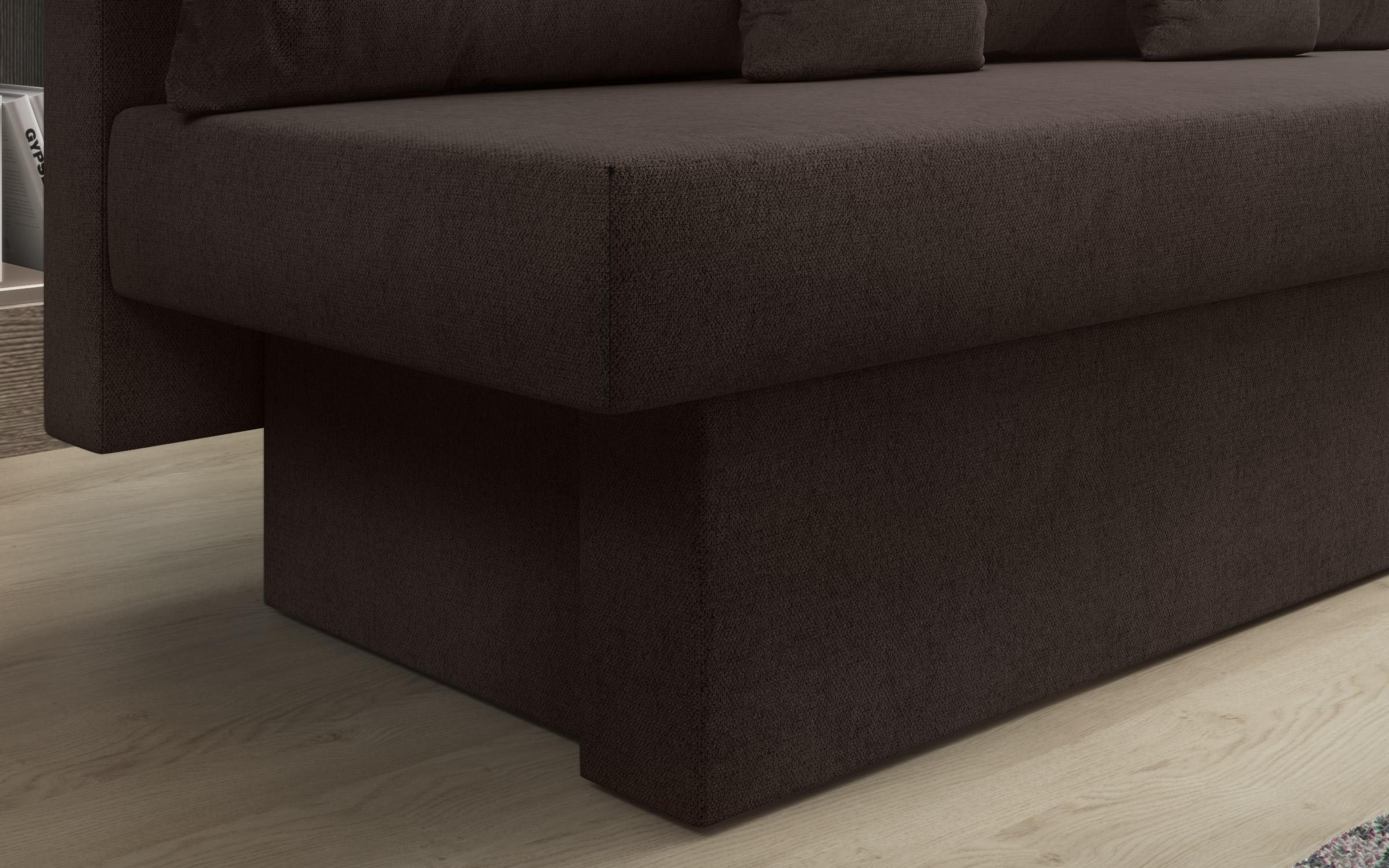 Canapea extensibila Monteo, maro inchis  4
