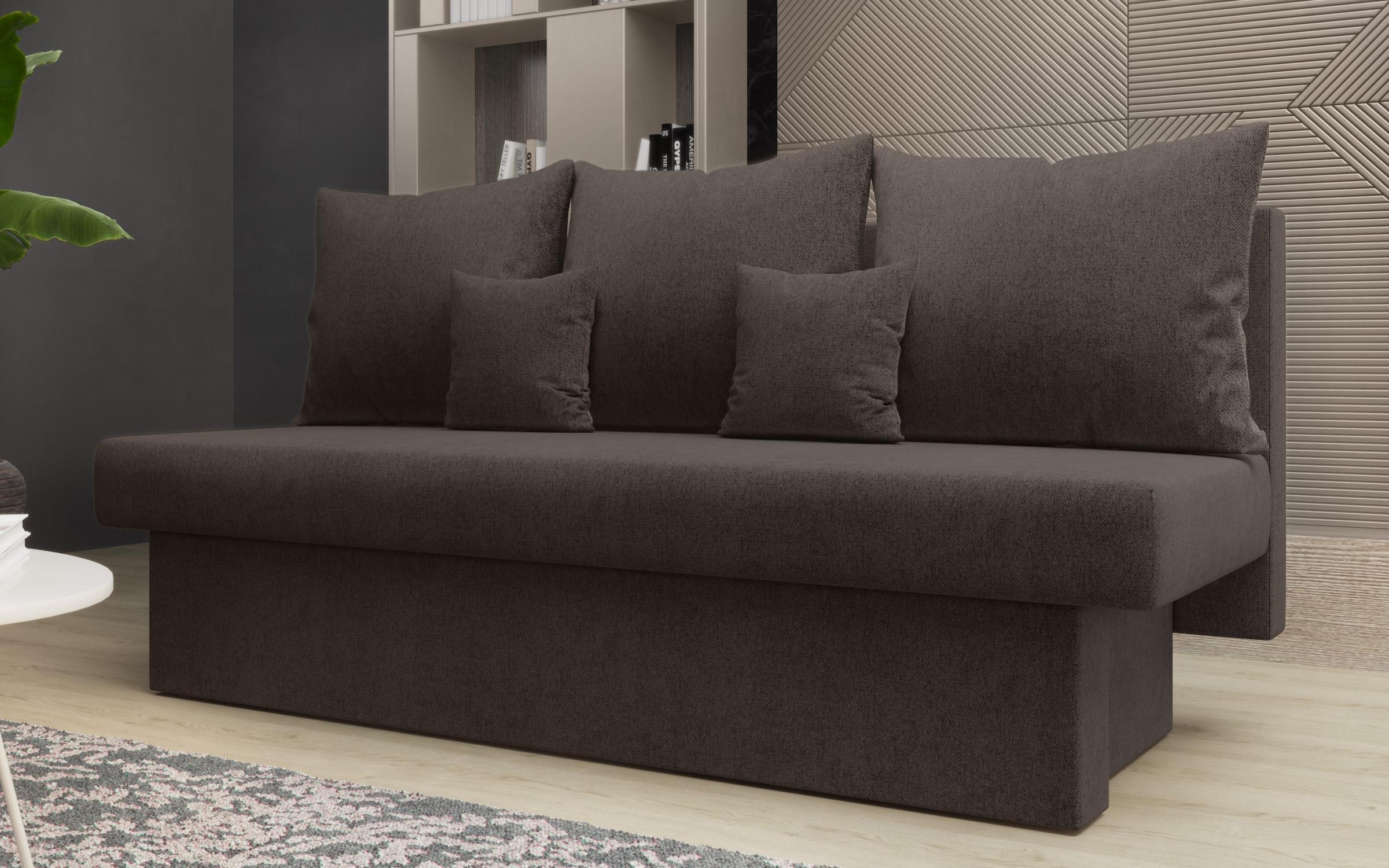 Canapea extensibila Monteo, maro inchis  5