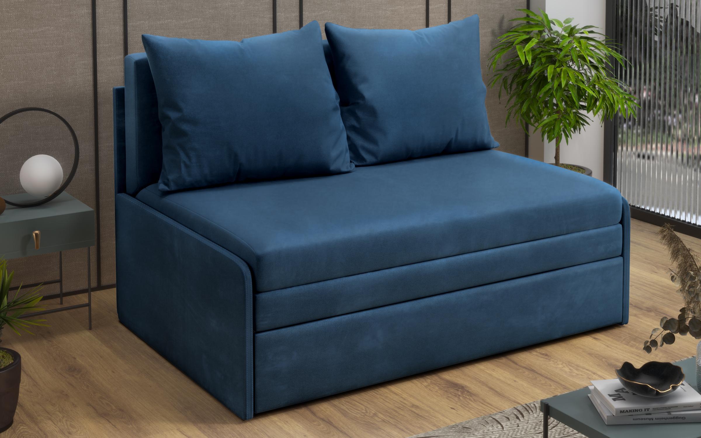 Canapea extensibila Santafe, albastru inchis  5