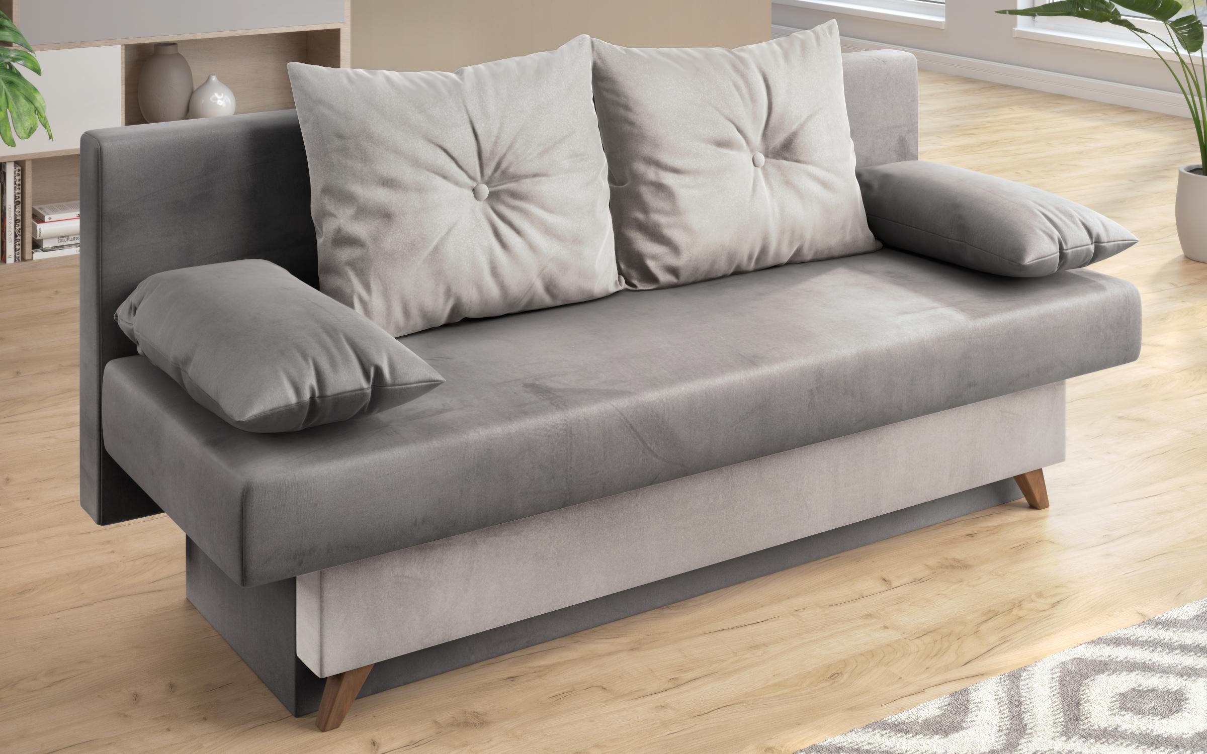 Canapea extensibila Victorio, gri inchis + gri deschis  3