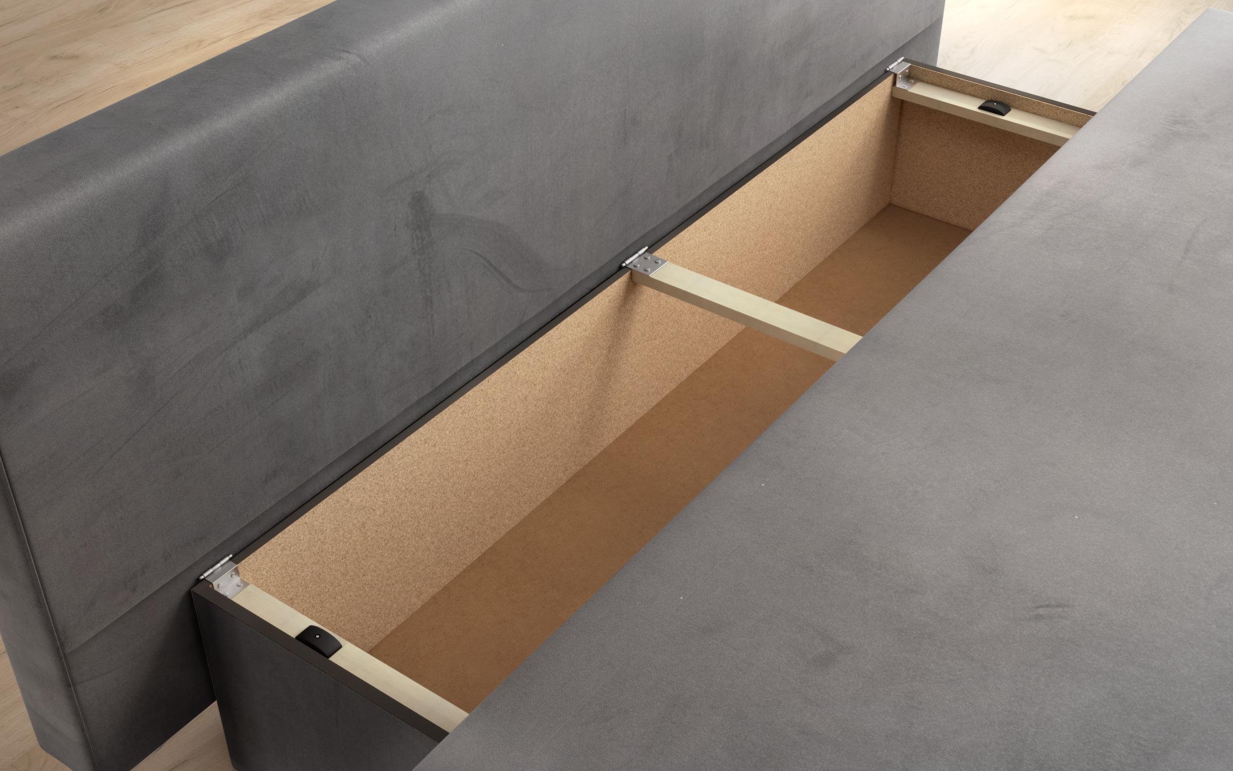 Canapea extensibila Victorio, gri inchis + gri deschis  5