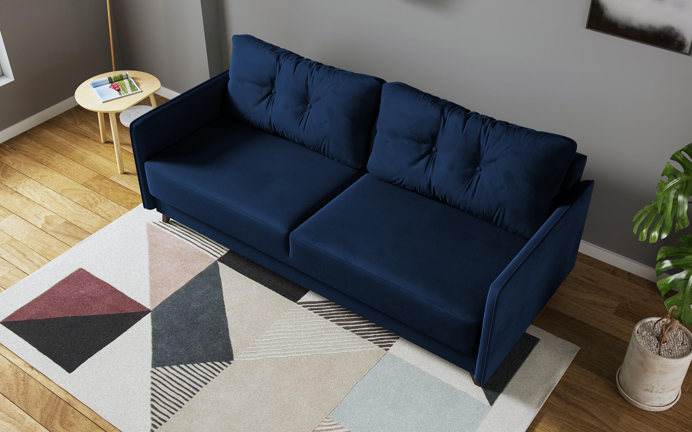 Canapea extensibila Bali, albastru  4