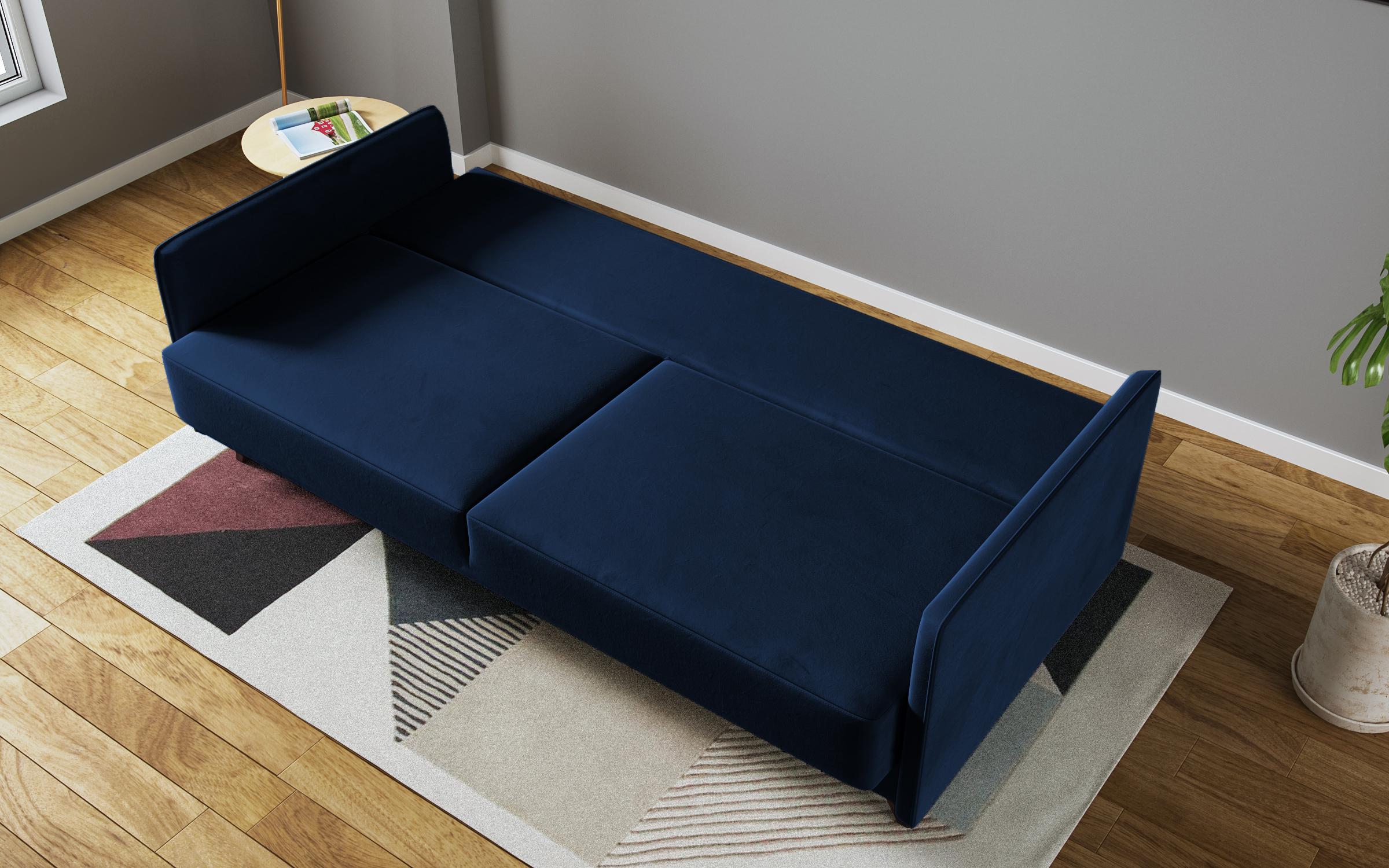 Canapea extensibila Bali, albastru  6