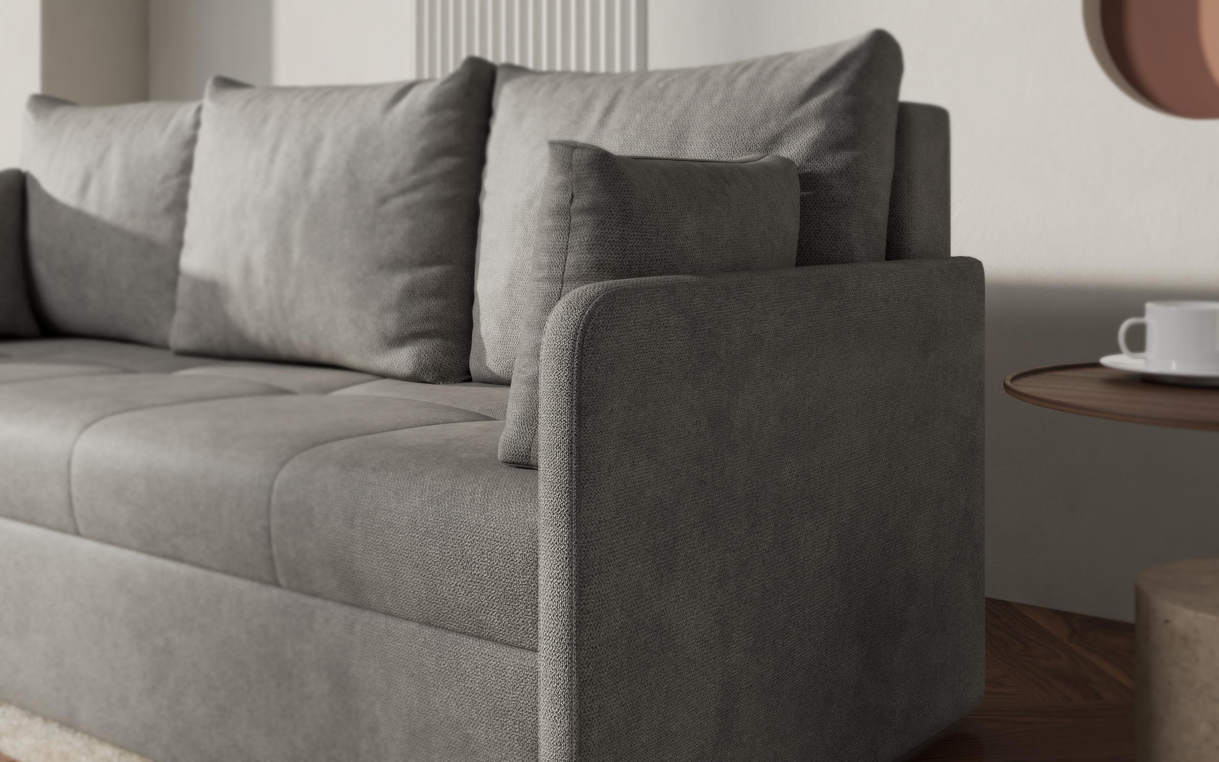 Canapea extensibila Astel, gri  7
