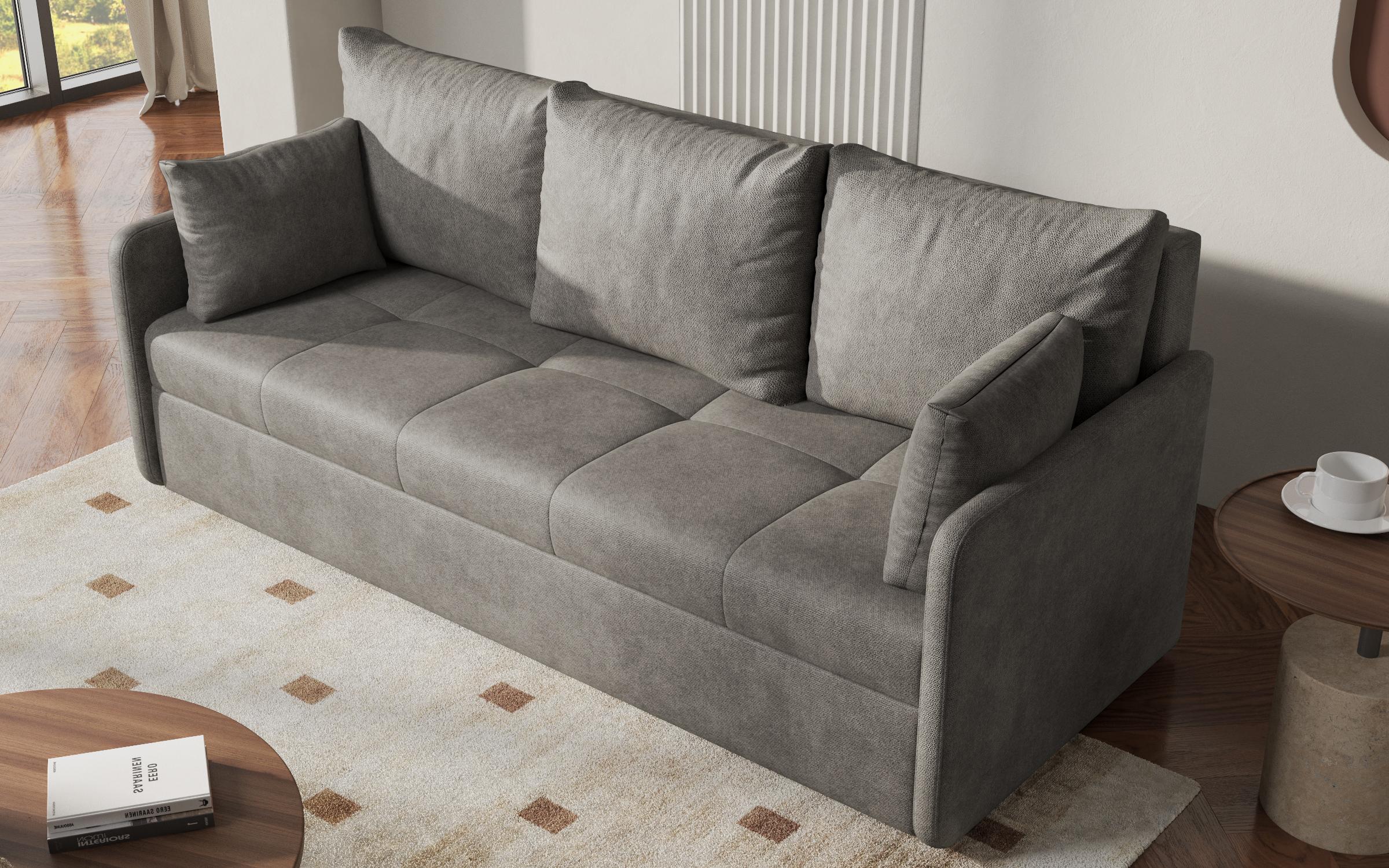 Canapea extensibila Astel, gri  3