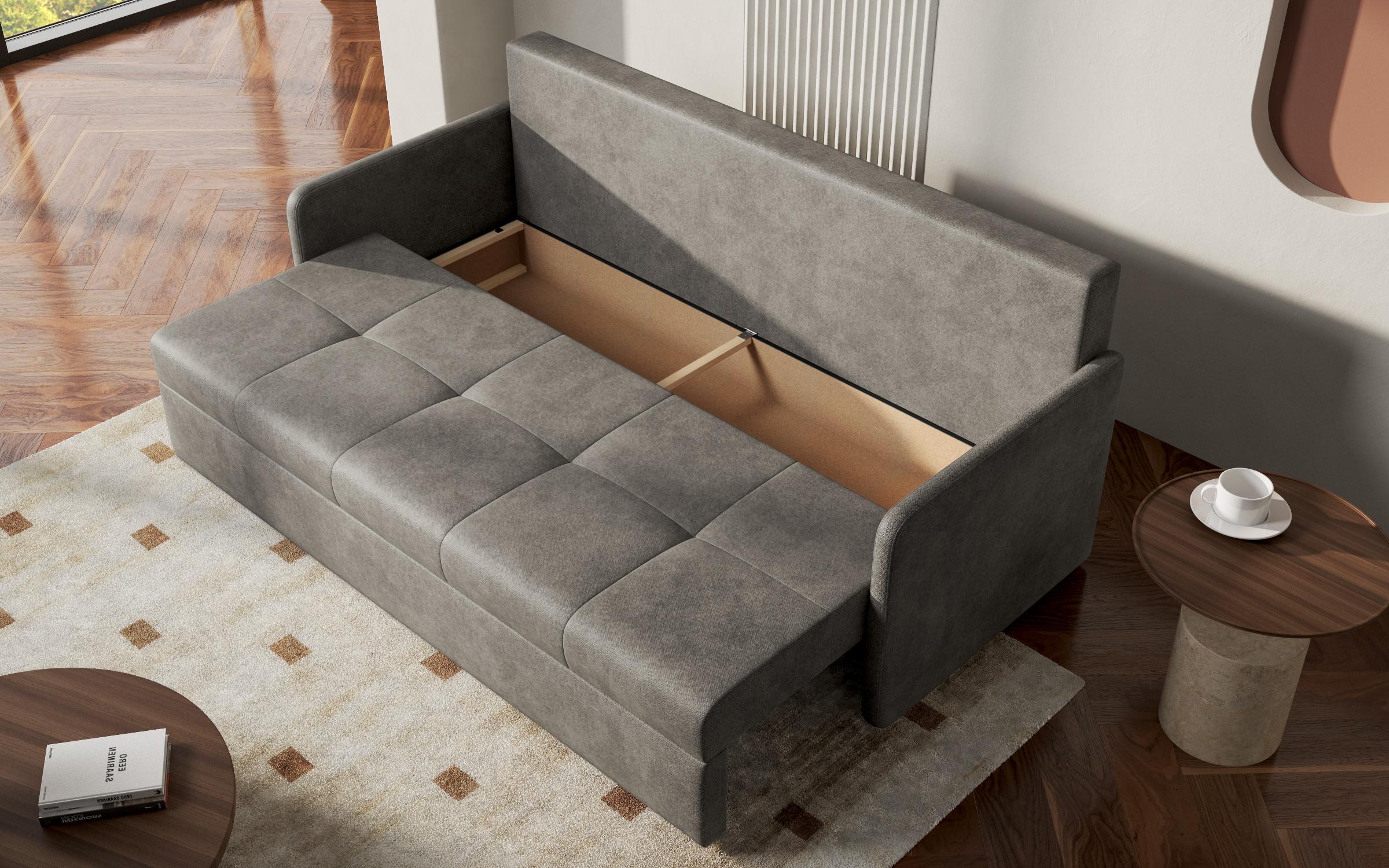 Canapea extensibila Astel, gri  5