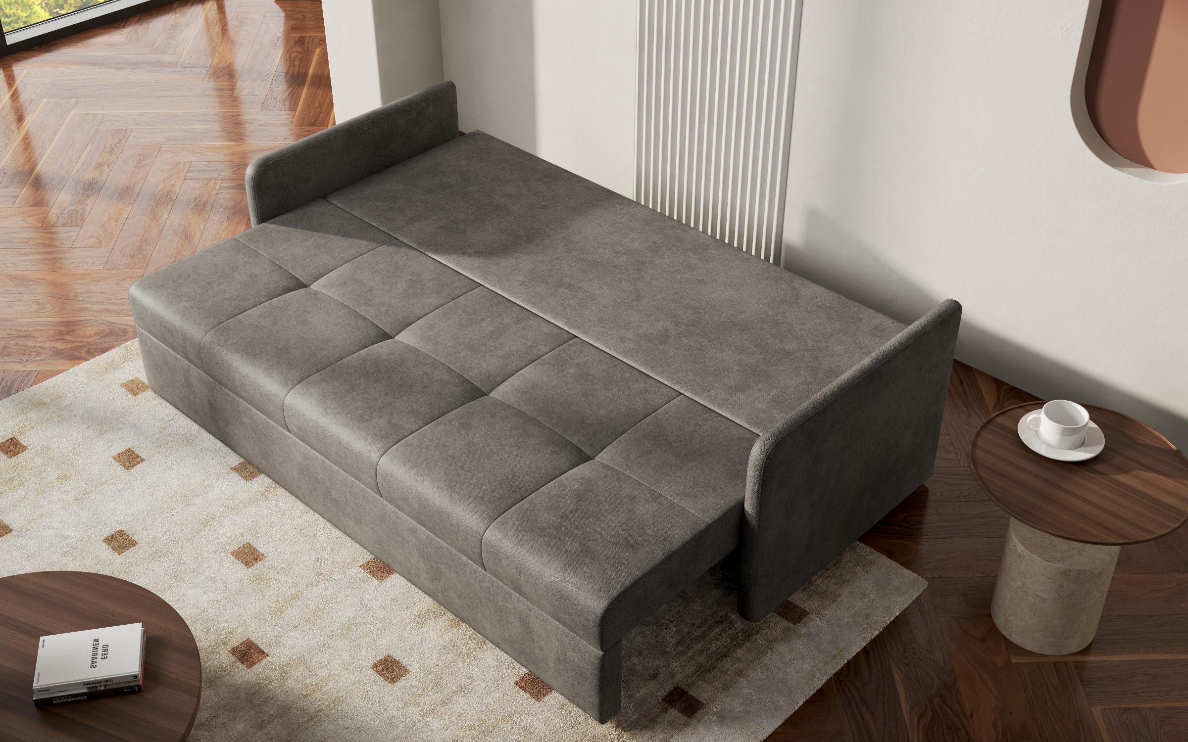 Canapea extensibila Astel, gri  6