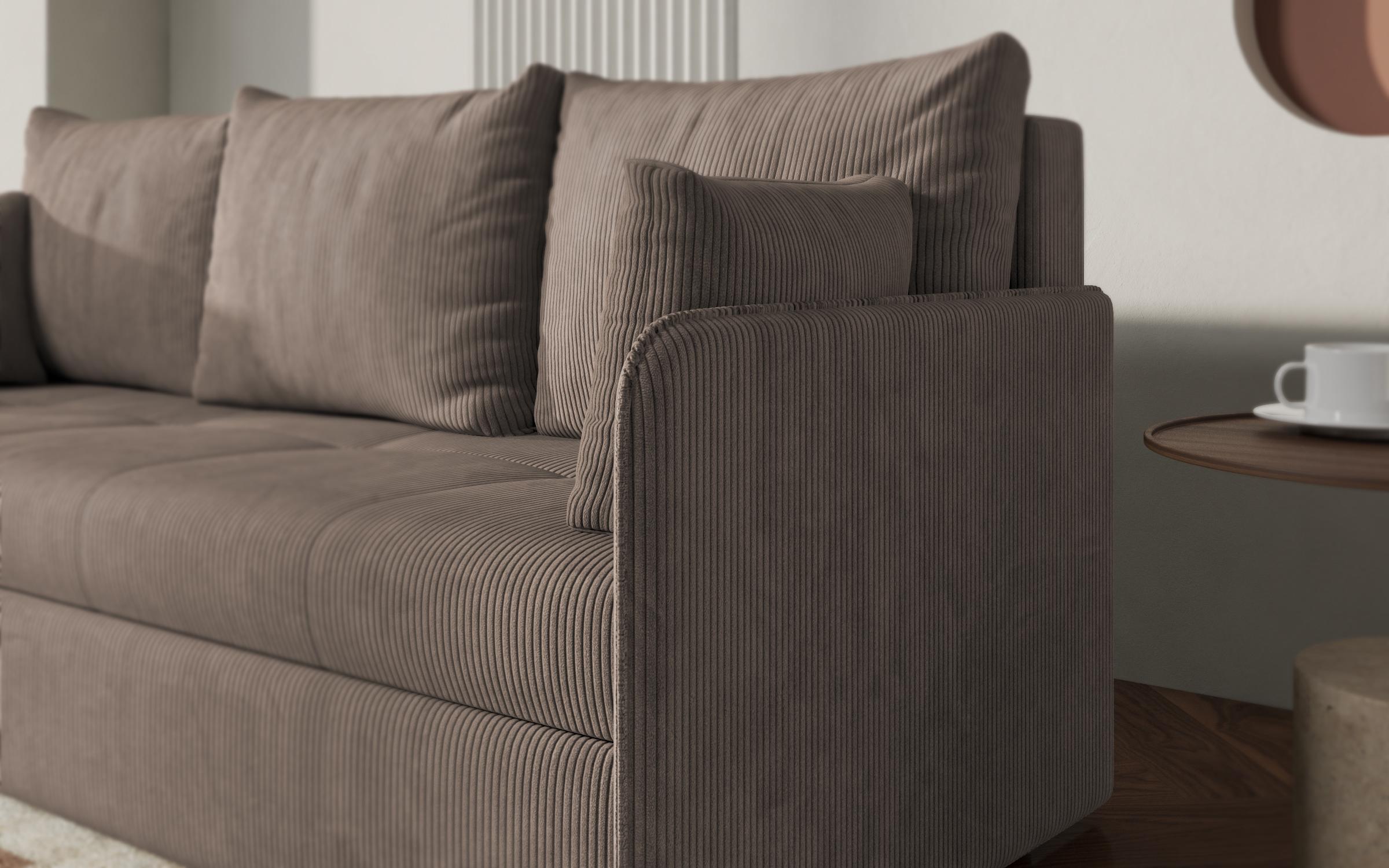 Canapea extensibila Astel, maro deschis  7