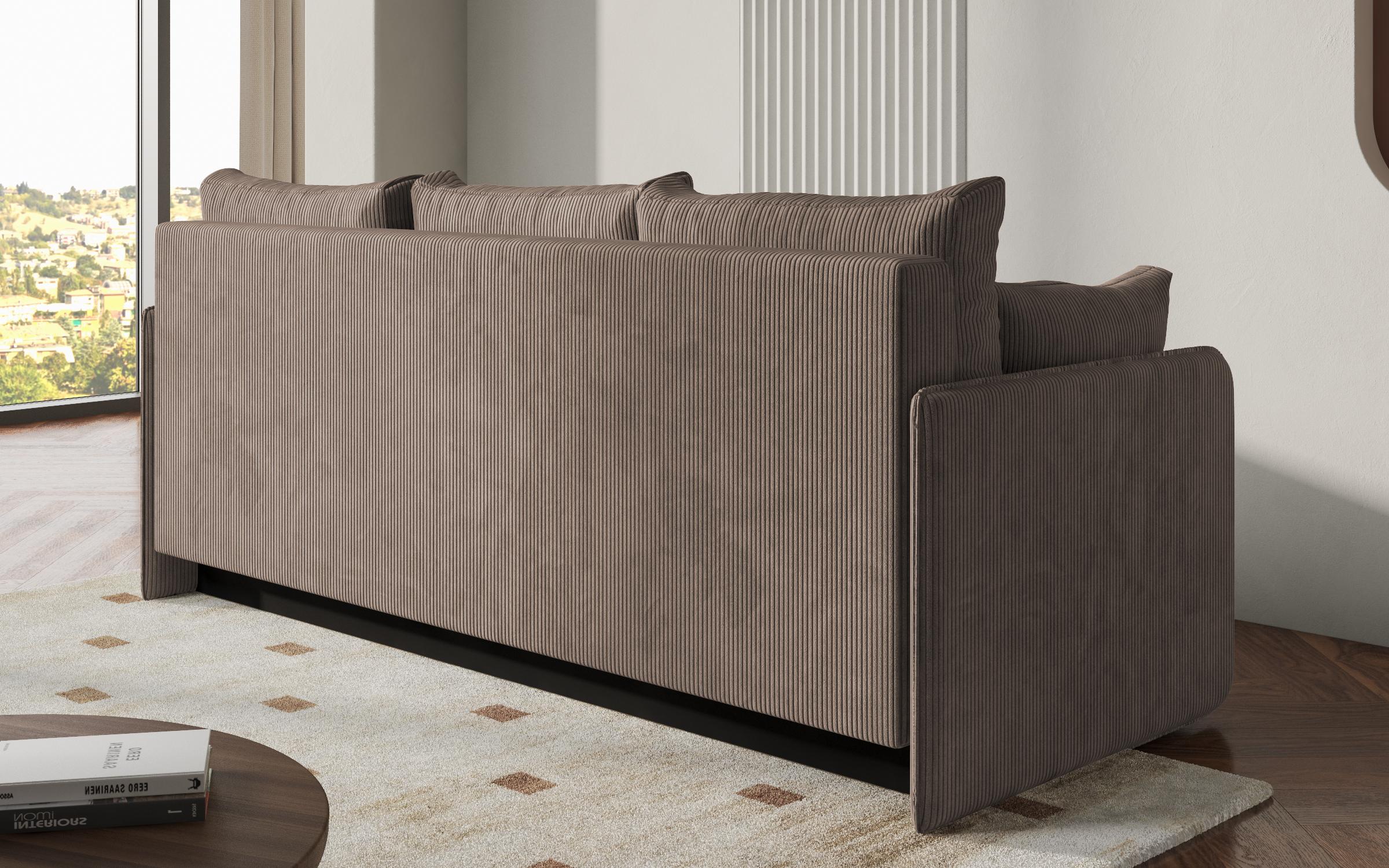 Canapea extensibila Astel, maro deschis  4