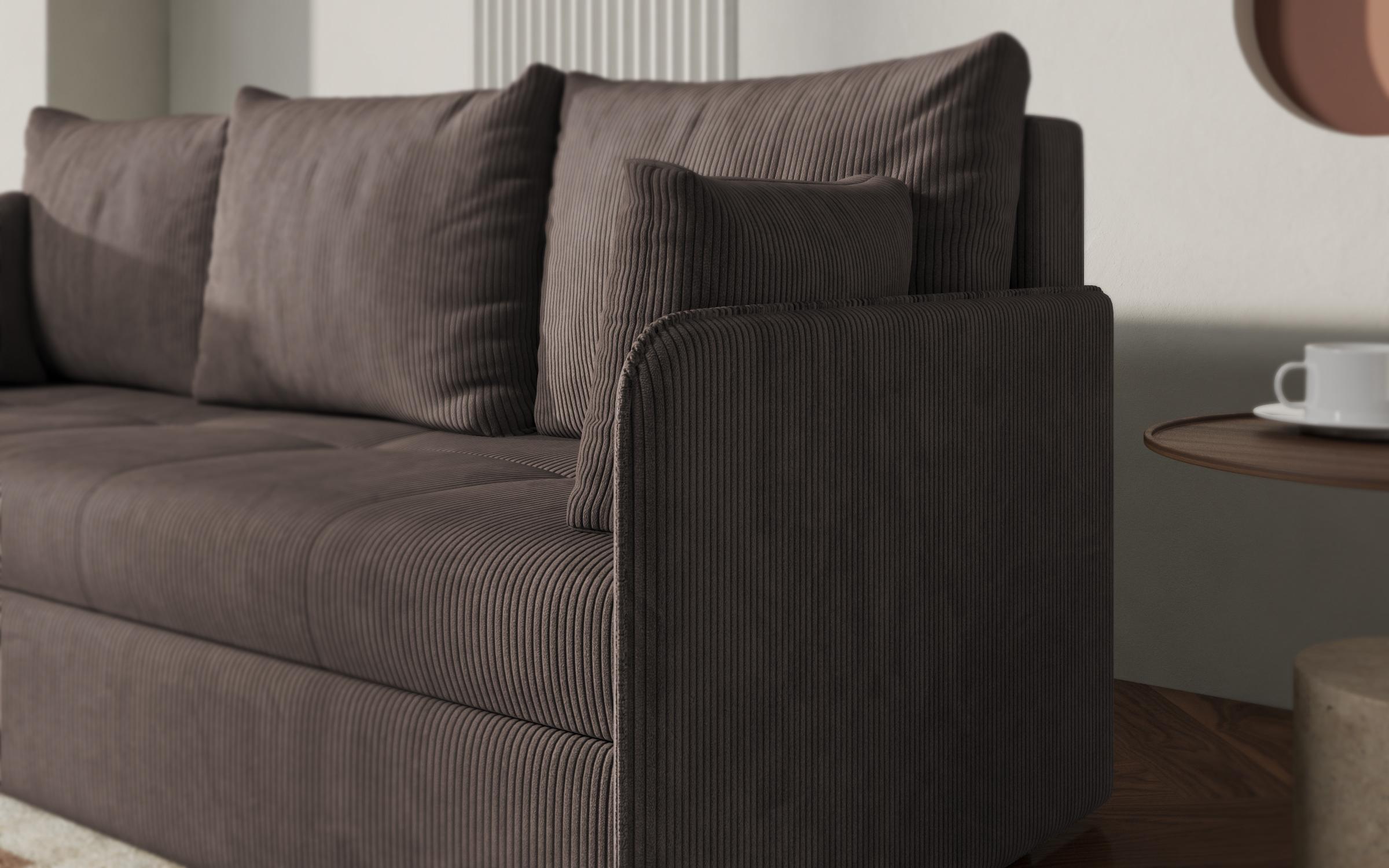 Canapea extensibila Astel, maro  7