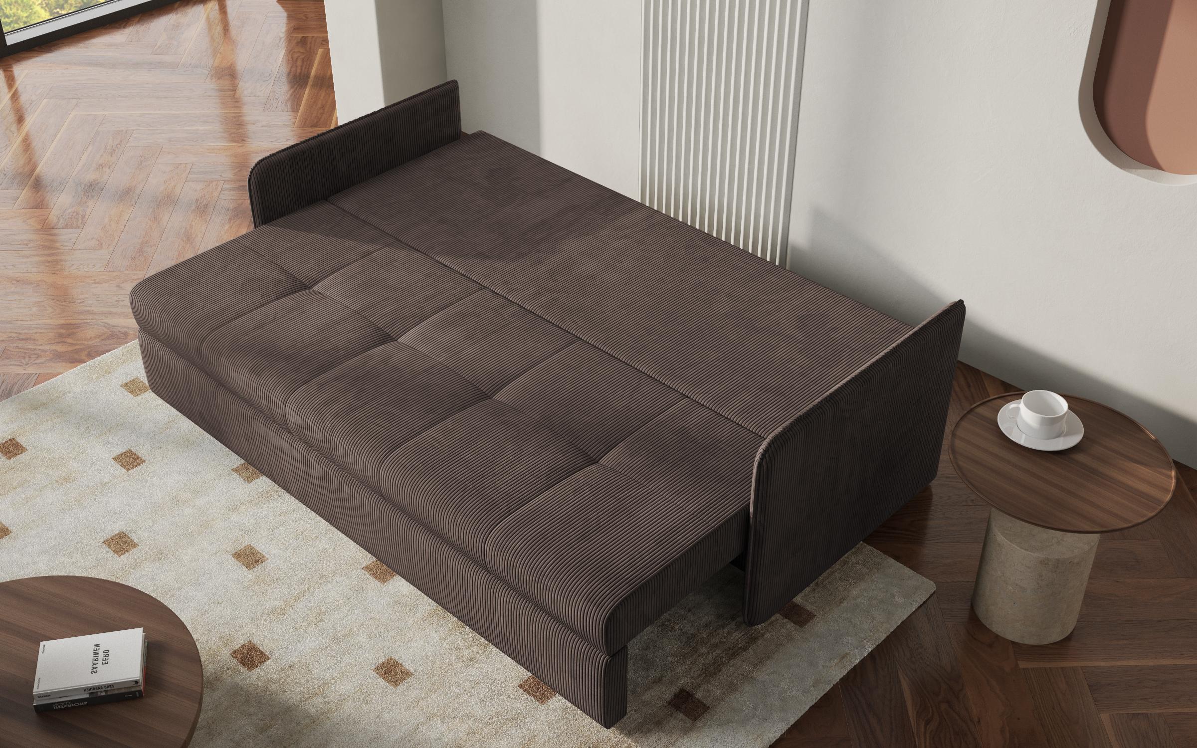 Canapea extensibila Astel, maro  6