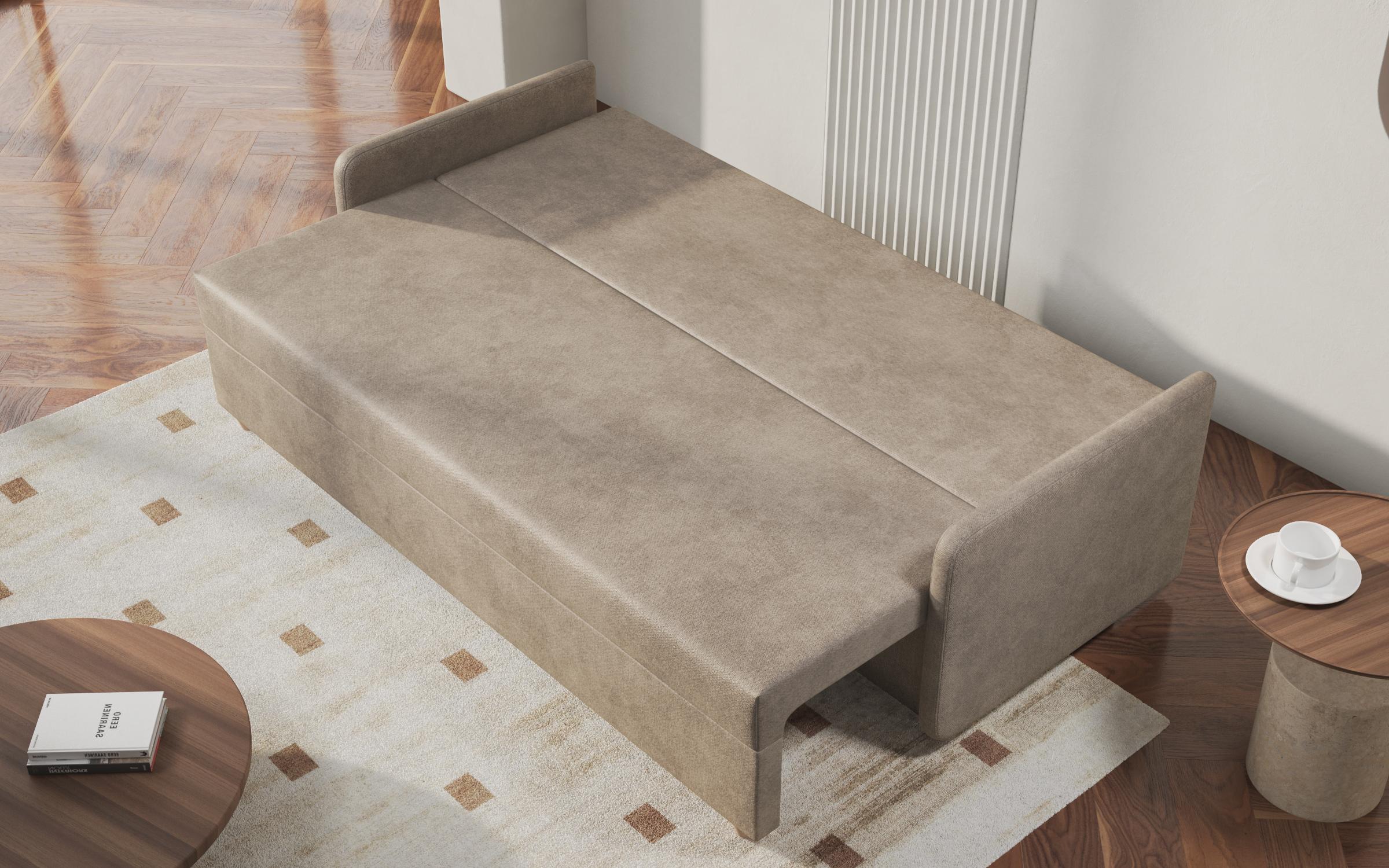 Canapea extensibila Dorin, bej deschis  5