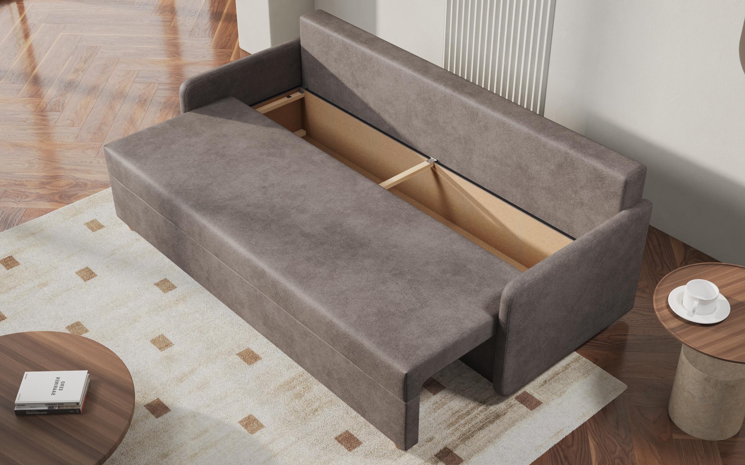 Canapea extensibila Dorin, gri 6