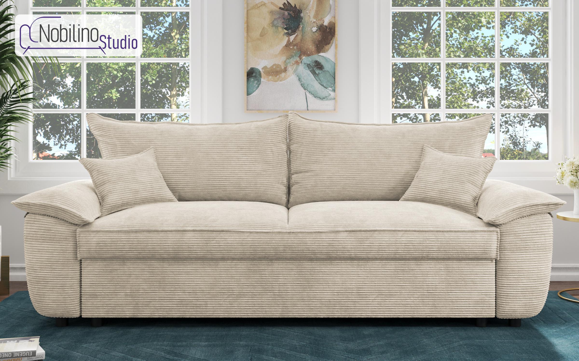 Canapea extensibila Elzas, bej  1