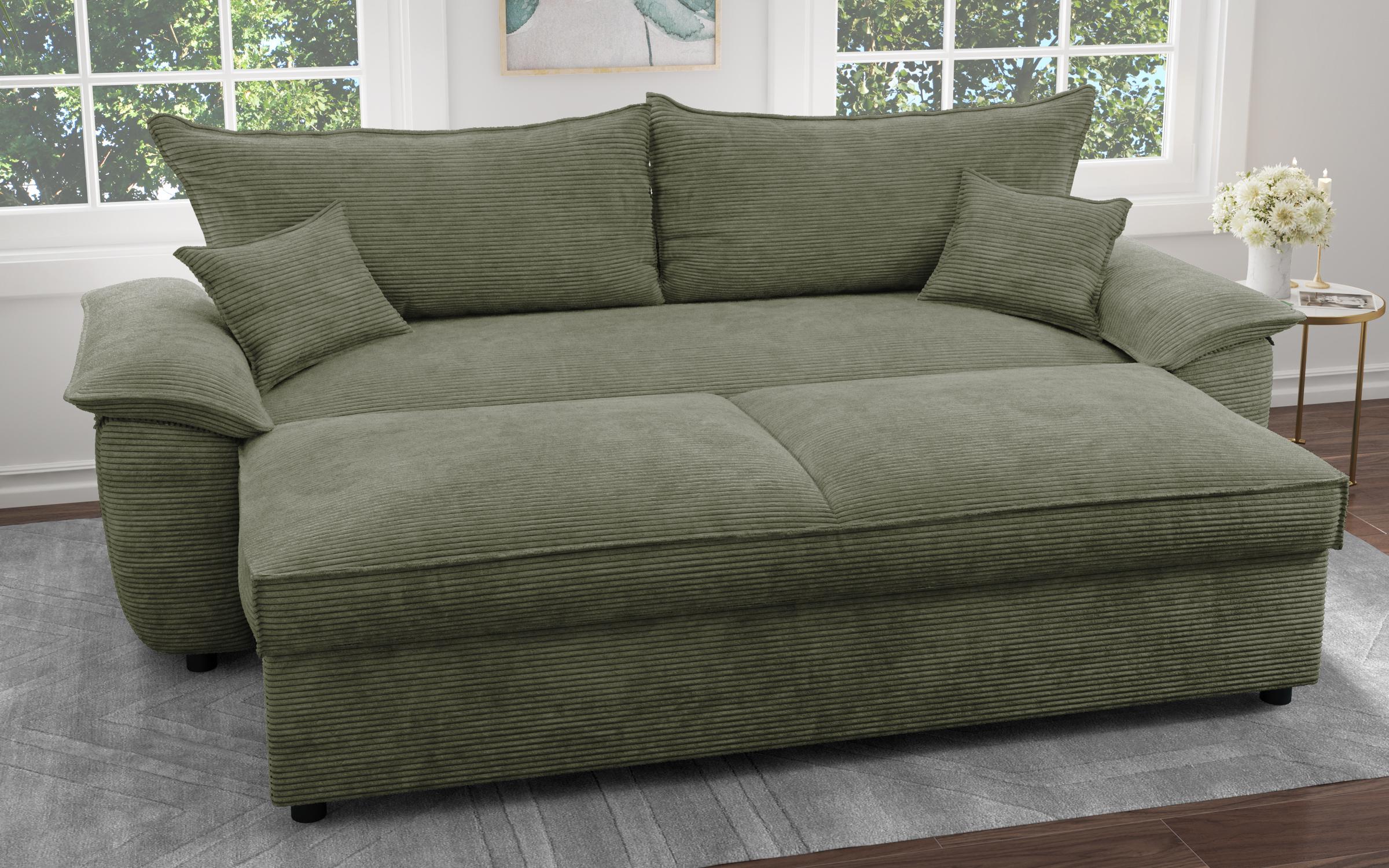 Canapea extensibila Elzas, verde  8