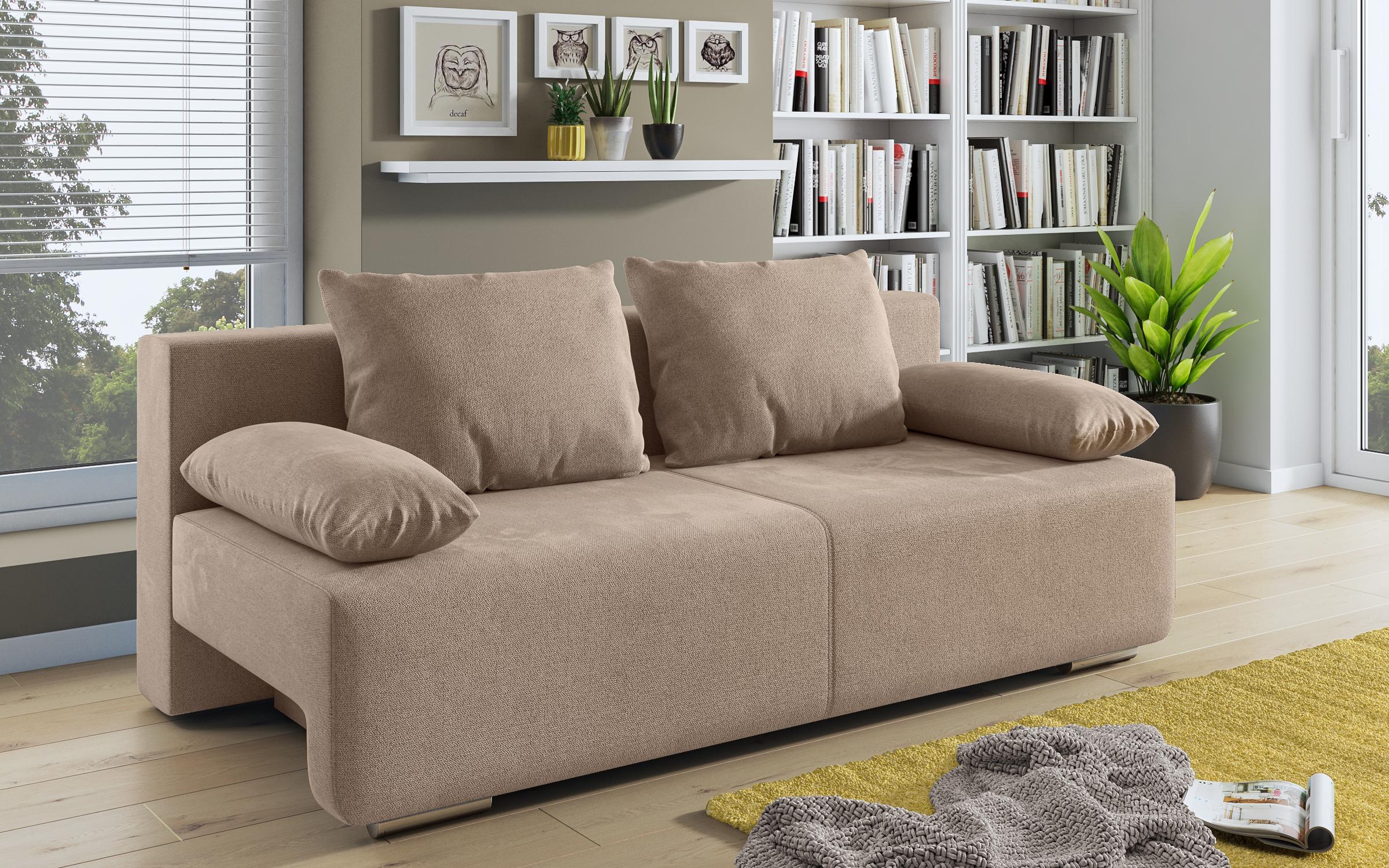 Canapea extensibila Keira, bej inchis  2