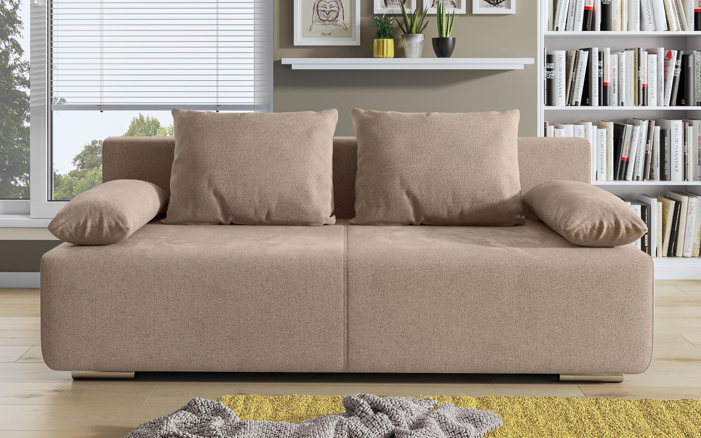 Canapea extensibila Keira, bej inchis  3