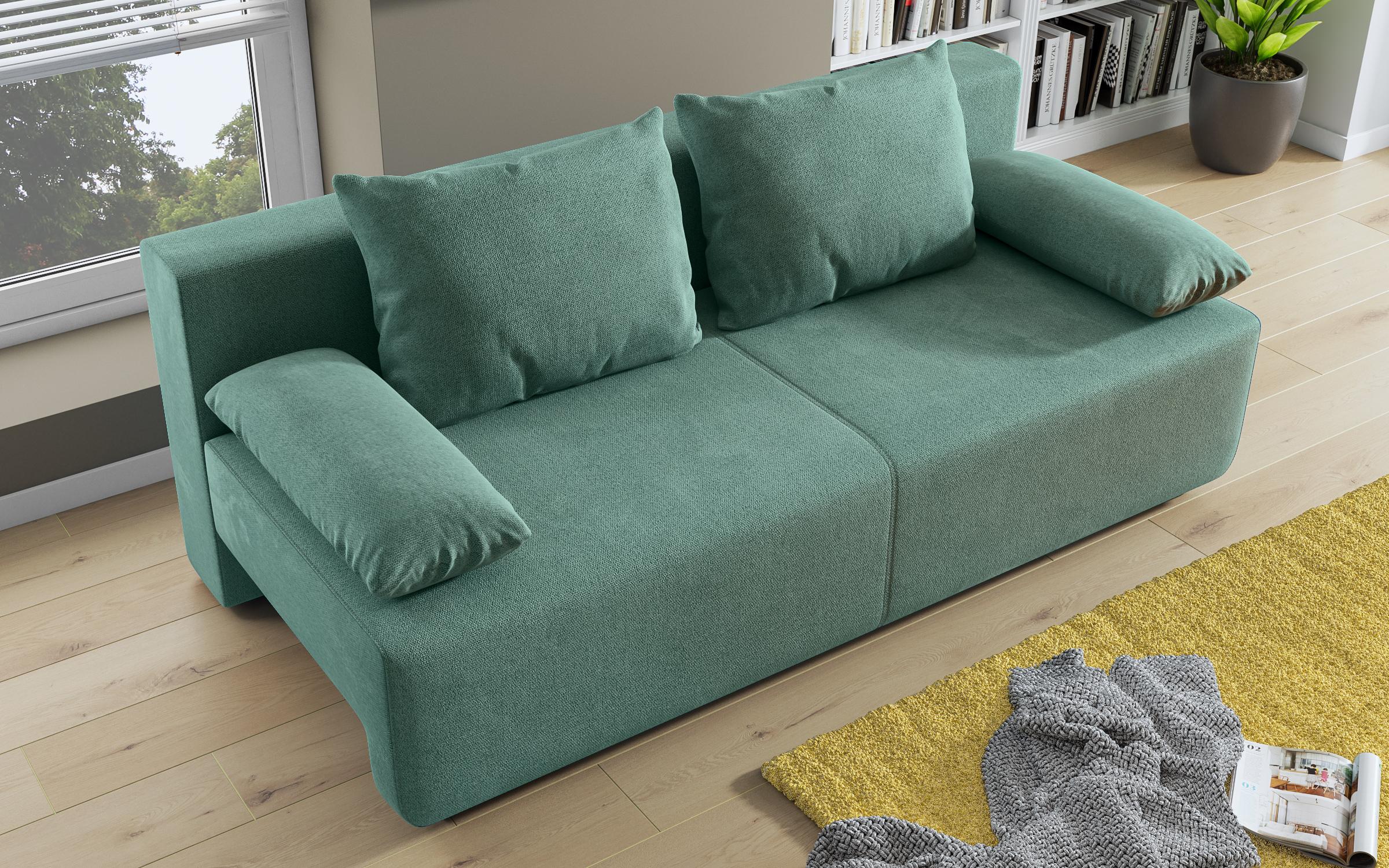 Canapea extensibila Keira, menta  4