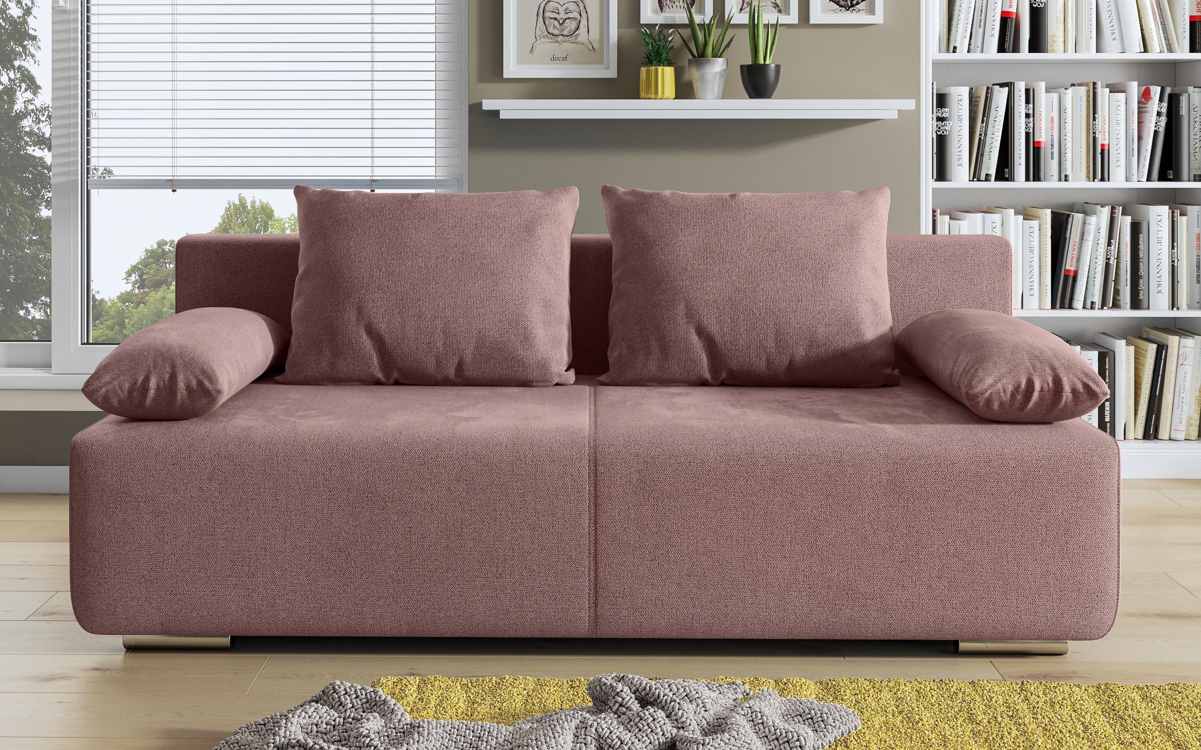 Canapea extensibila Keira, roz  3