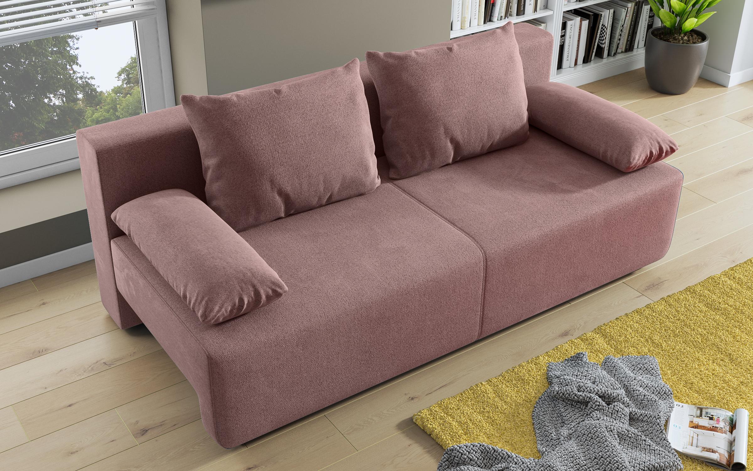 Canapea extensibila Keira, roz  5