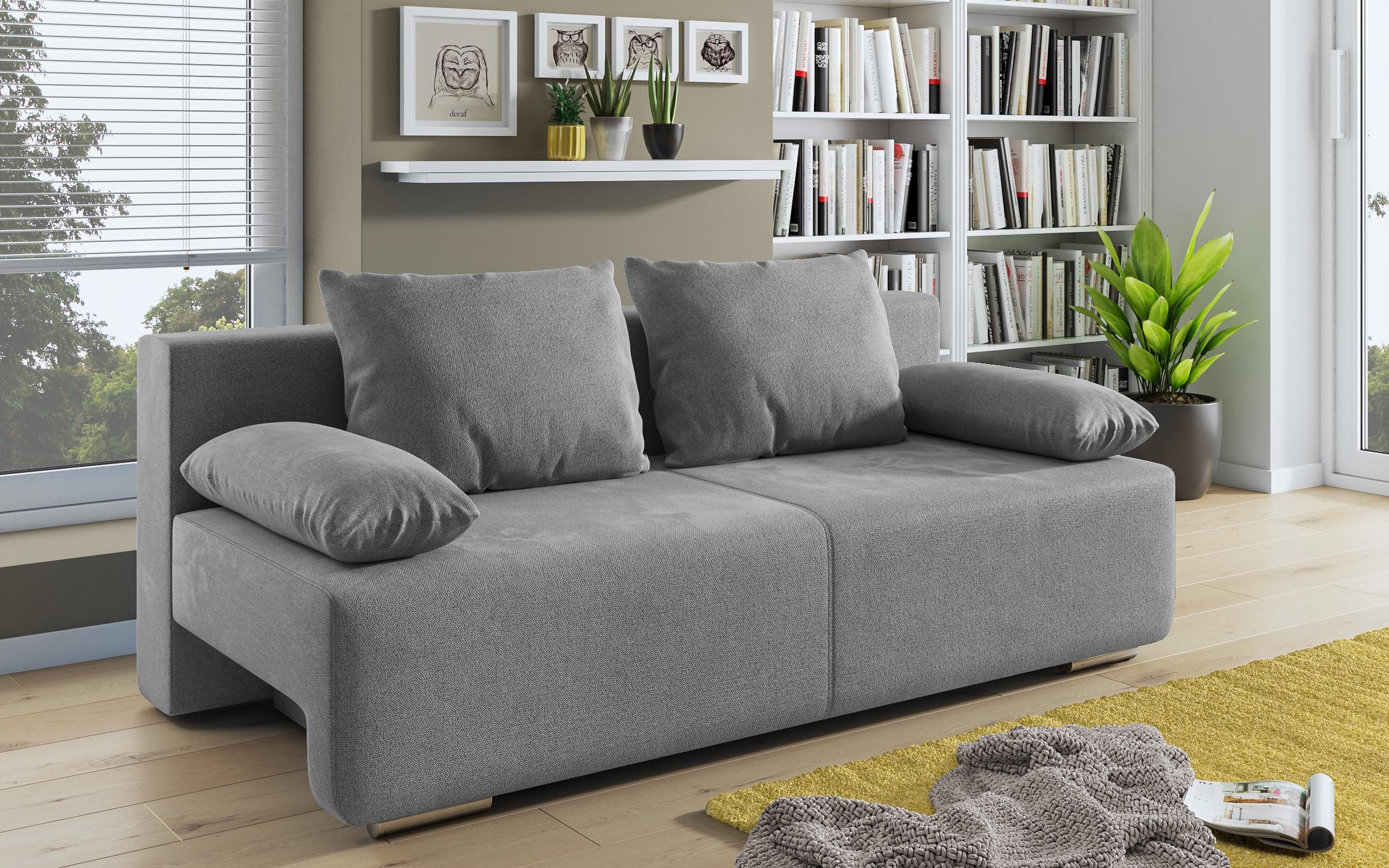 Canapea extensibila Keira, gri deschis  1