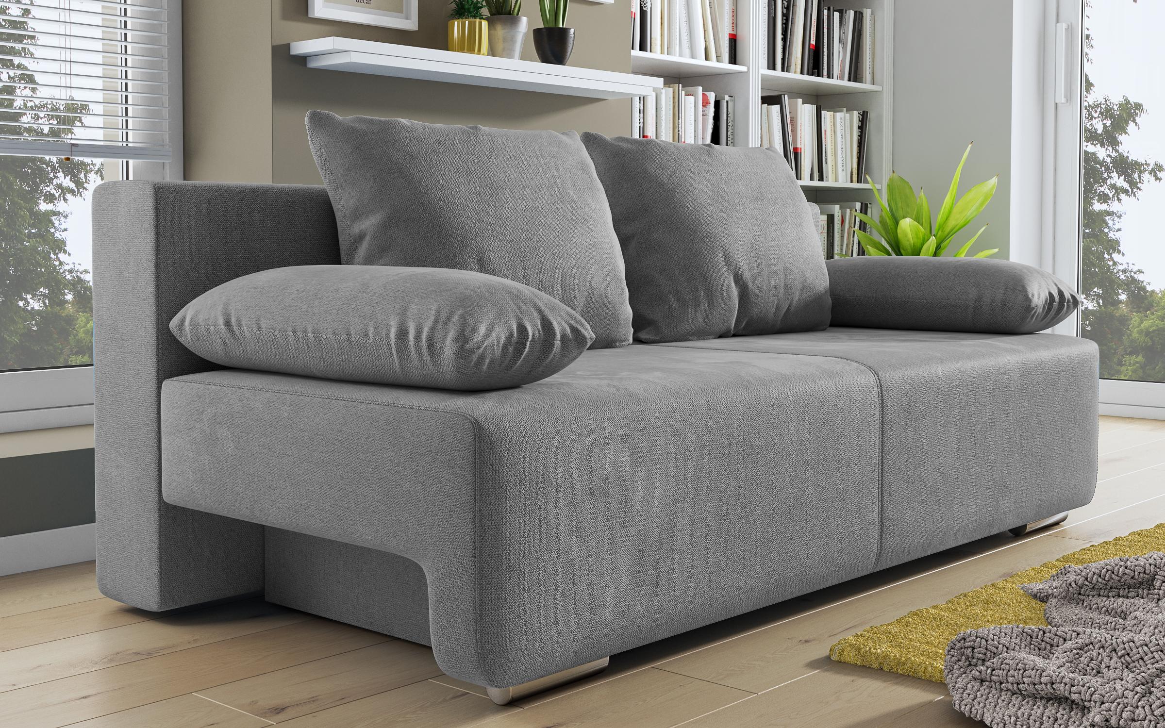 Canapea extensibila Keira, gri deschis 3