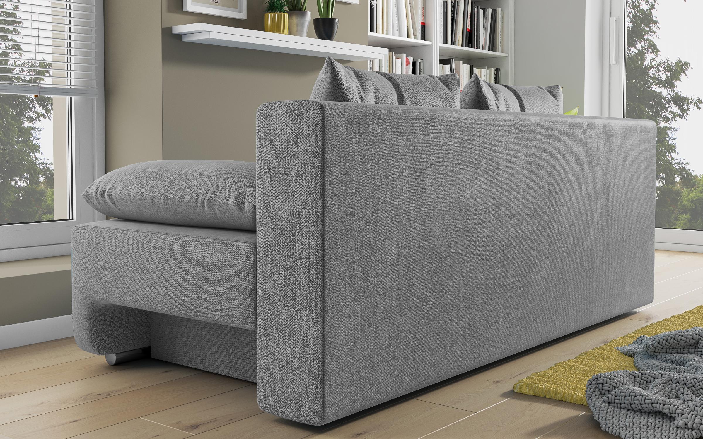 Canapea extensibila Keira, gri deschis 5