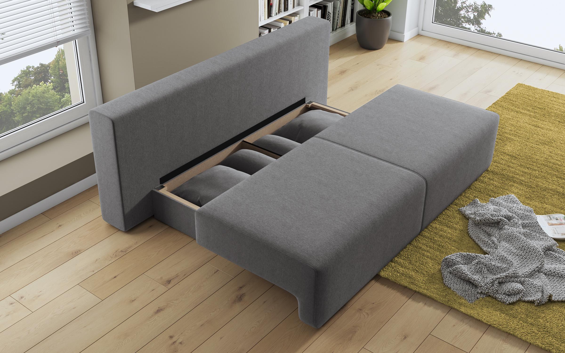 Canapea extensibila Keira, gri-bej  7