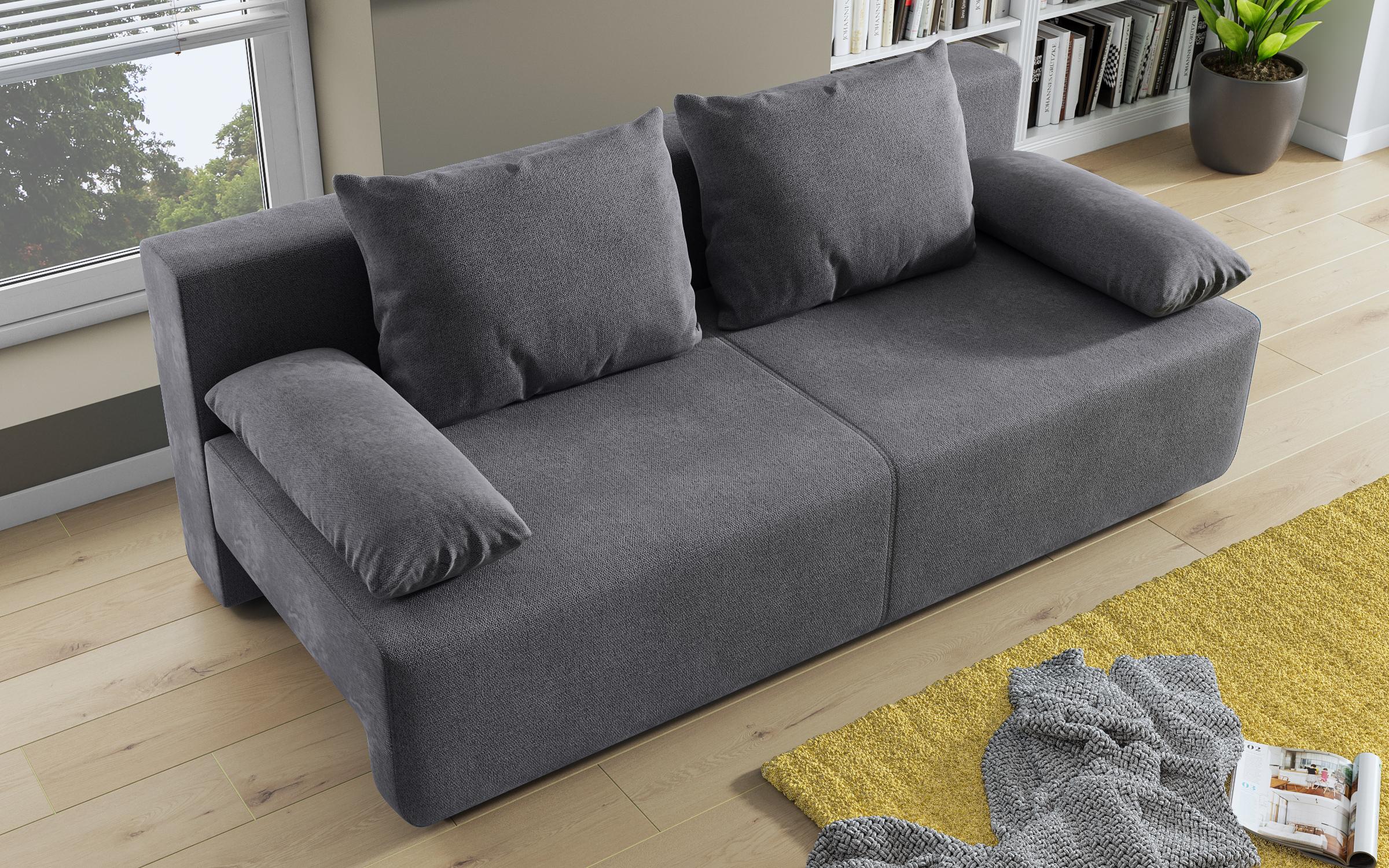 Canapea extensibila Keira, gri  4