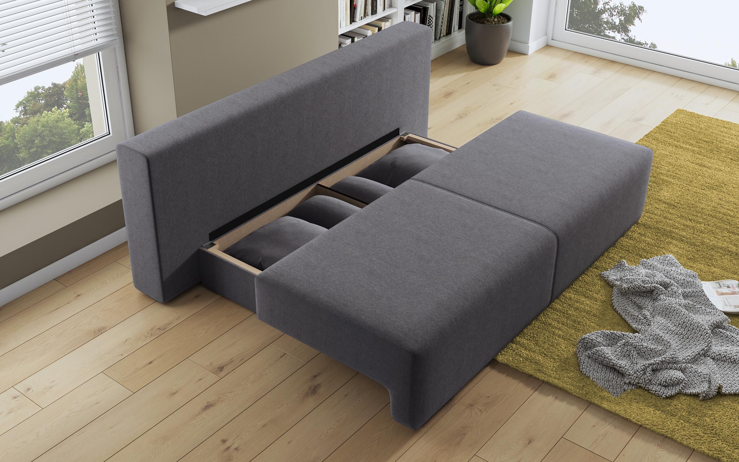 Canapea extensibila Keira, gri  7