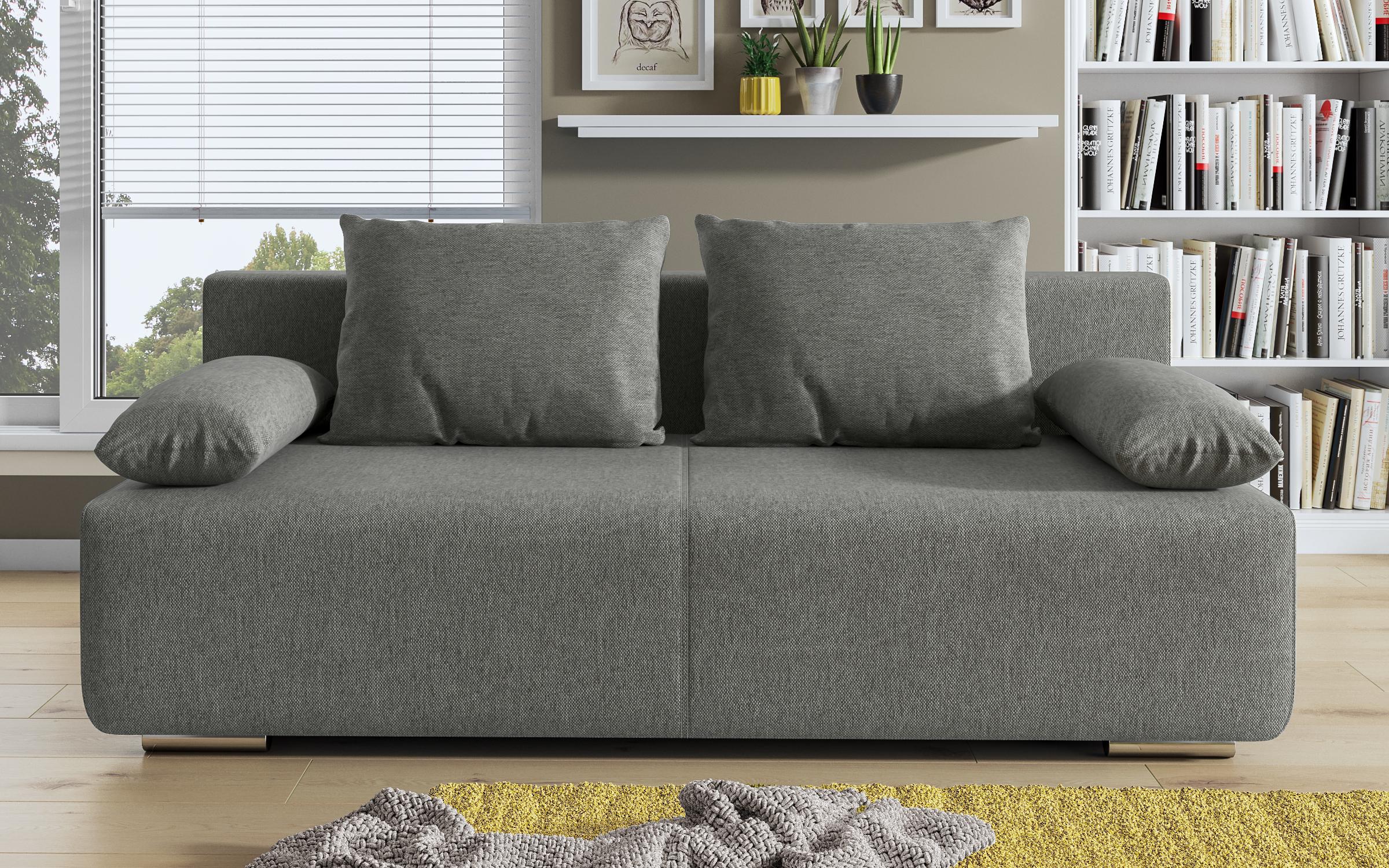 Canapea extensibila Keira, gri-bej  2