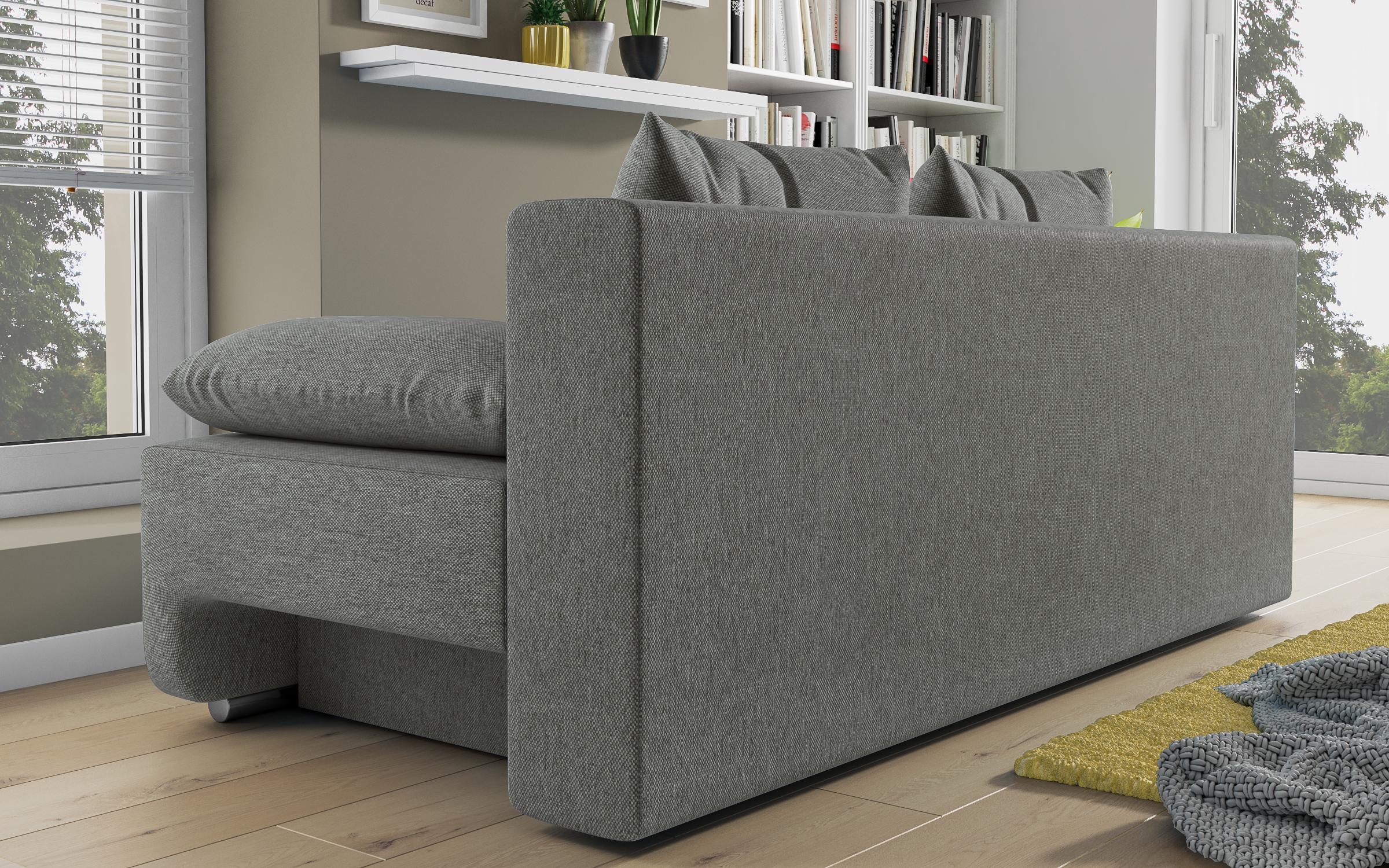 Canapea extensibila Keira, gri-bej  5