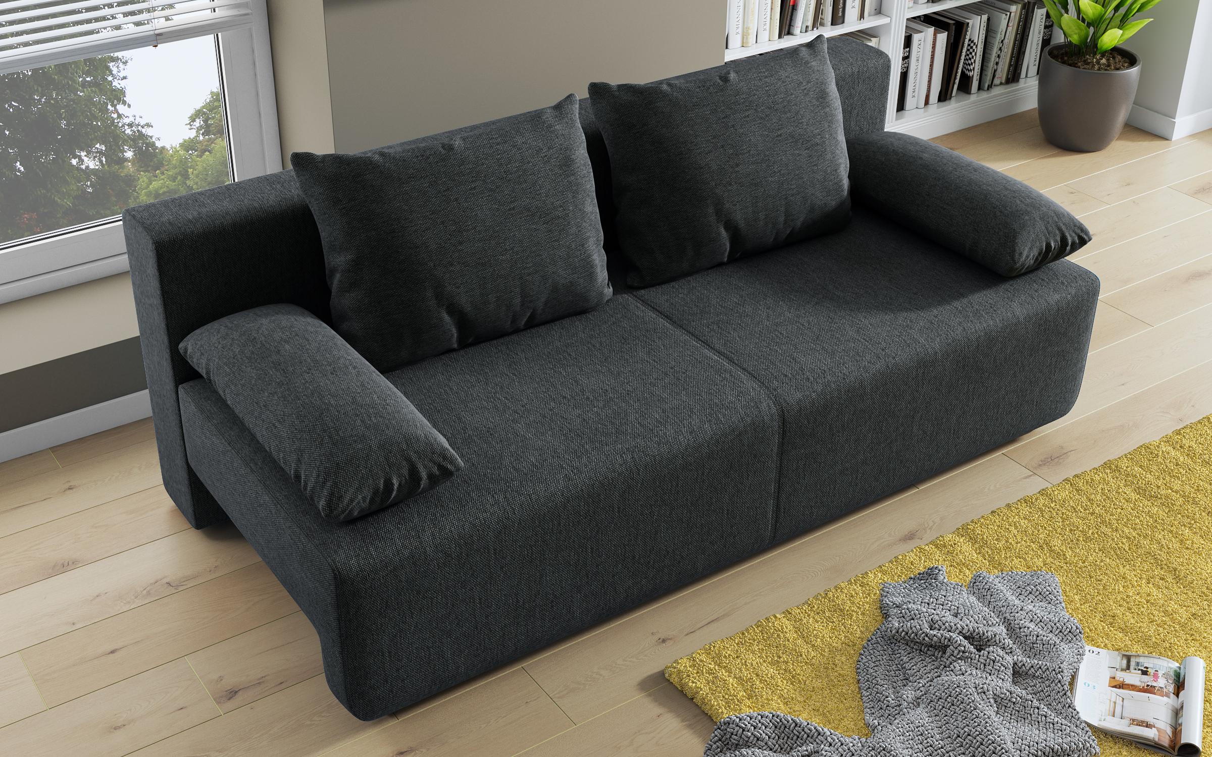 Canapea extensibila Keira, grafit  4