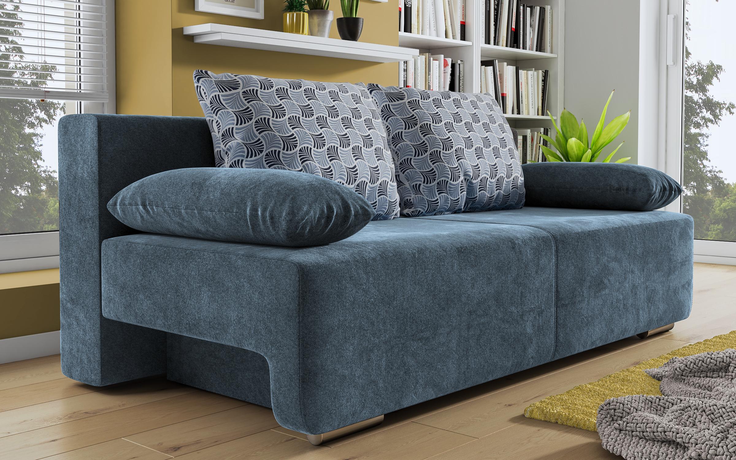 Canapea extensibila Keira, albastru  3