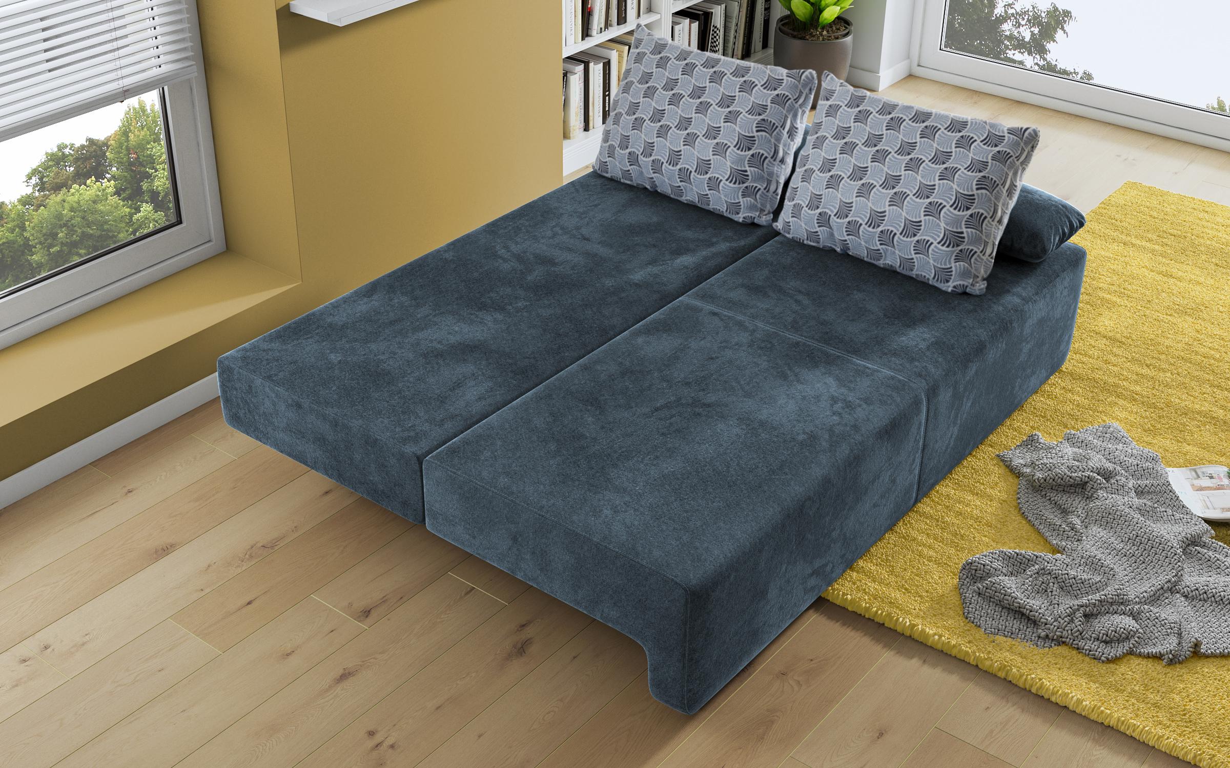 Canapea extensibila Keira, albastru  7