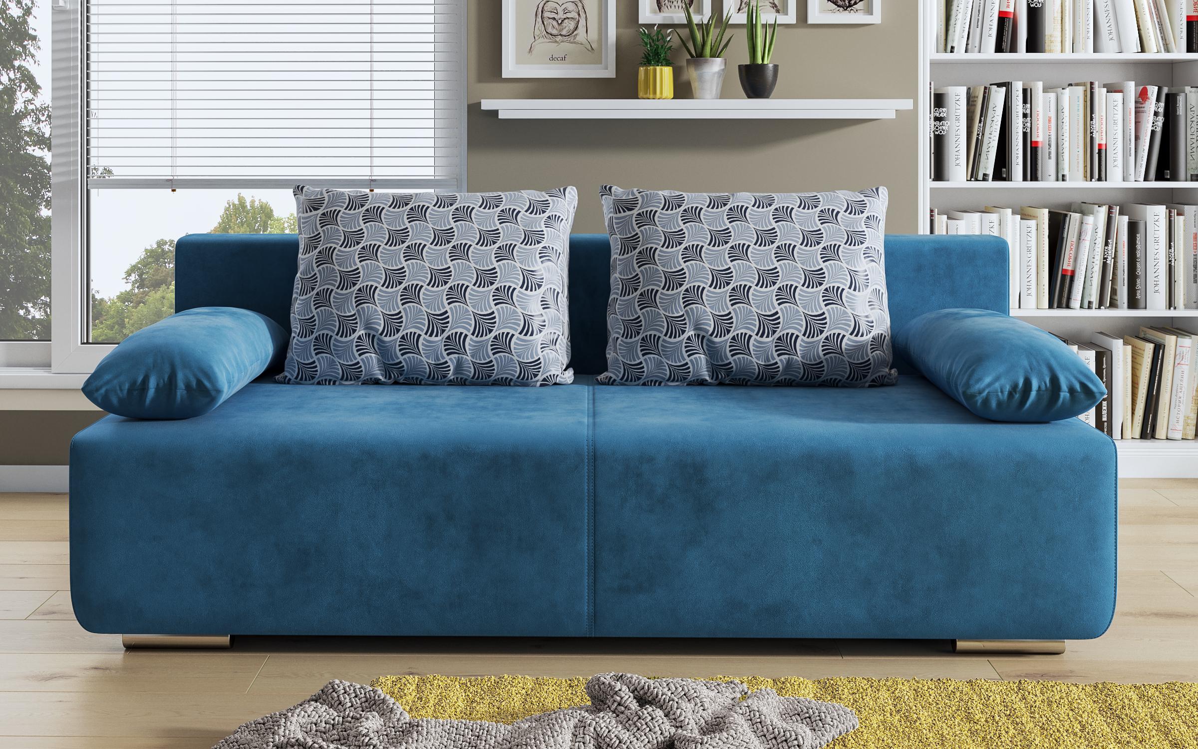 Canapea extensibila Keira, albastru  3