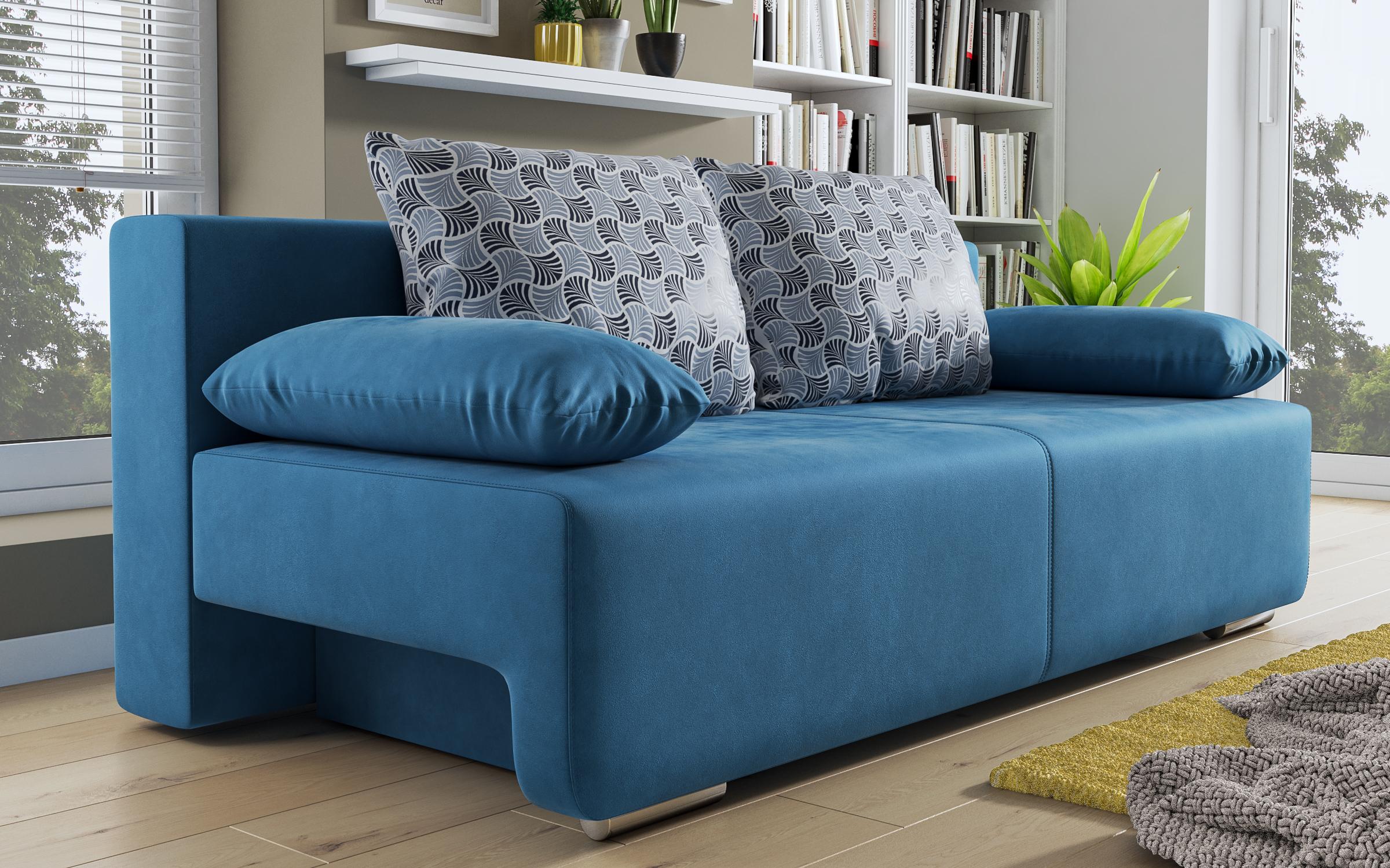 Canapea extensibila Keira, albastru  4
