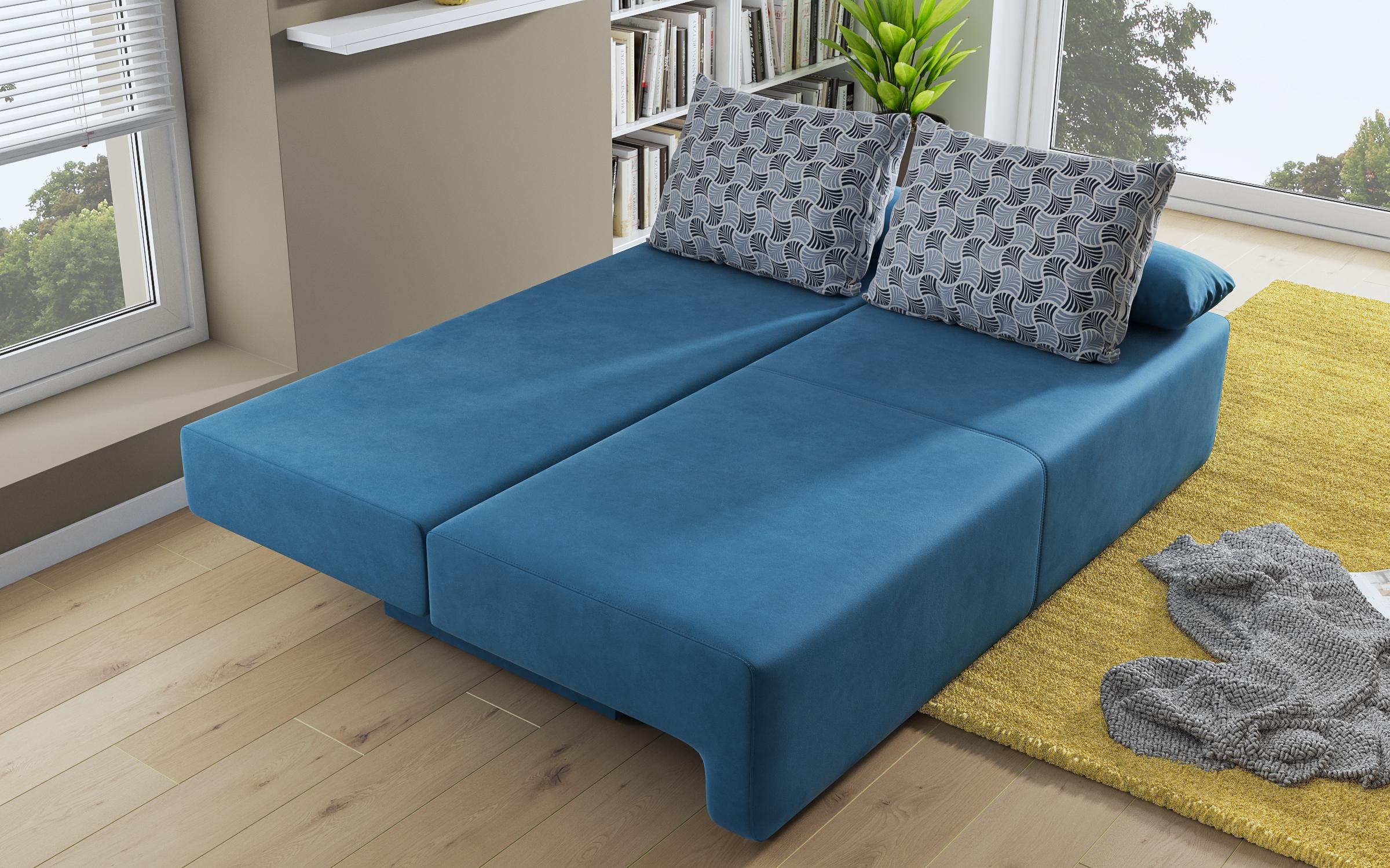 Canapea extensibila Keira, albastru  7