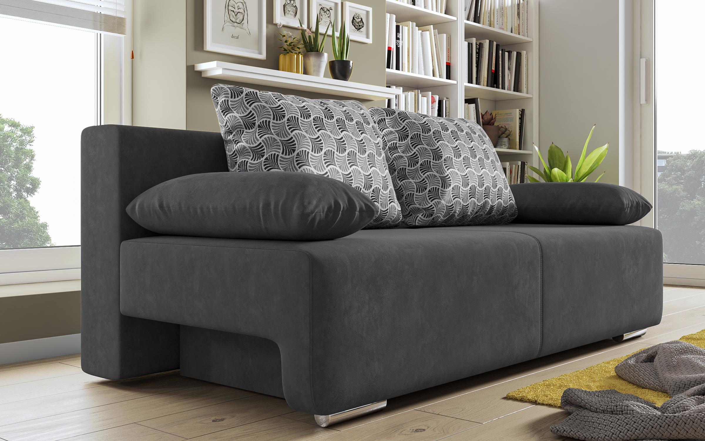 Canapea extensibila Keira, gri  4