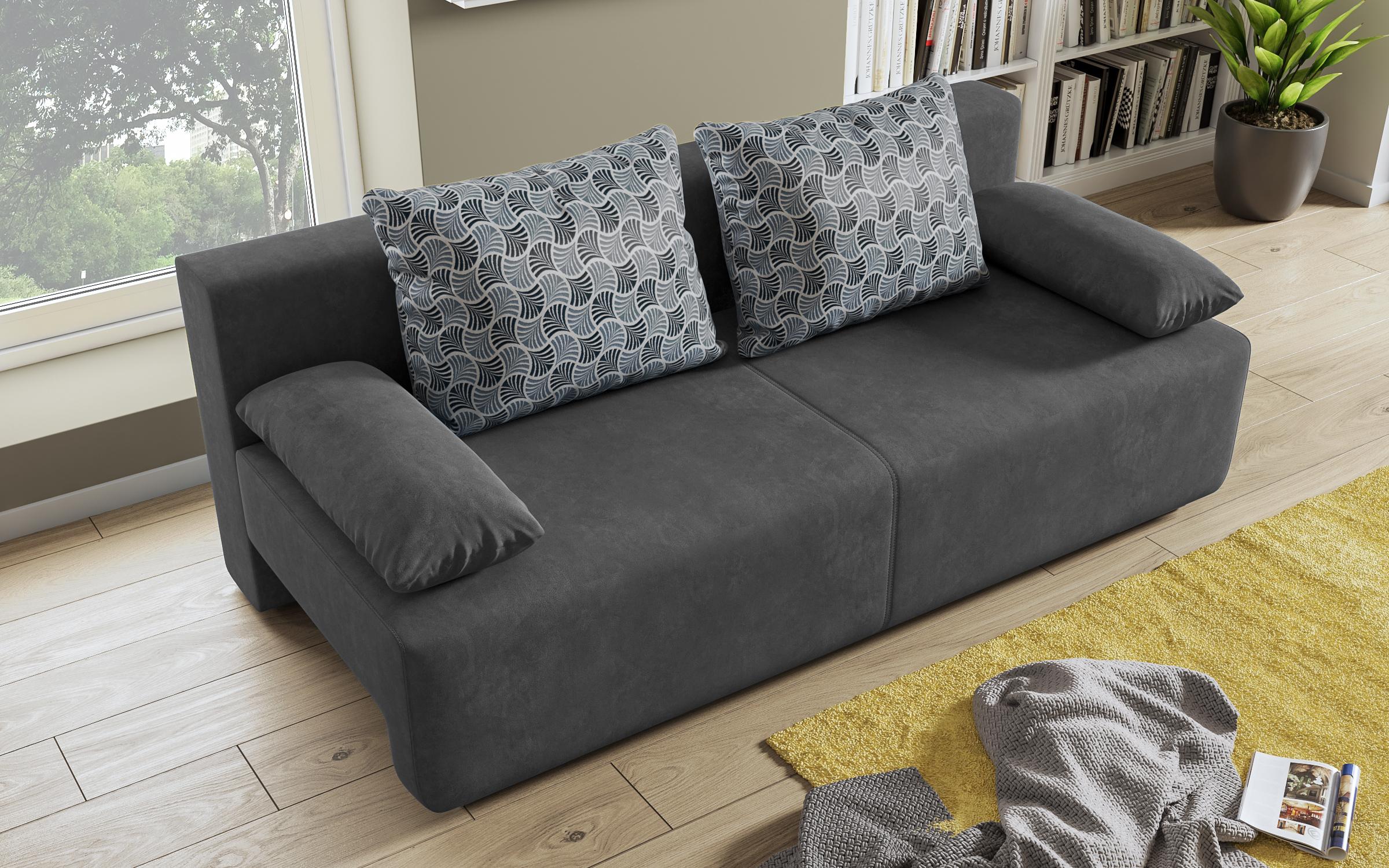 Canapea extensibila Keira, gri  5