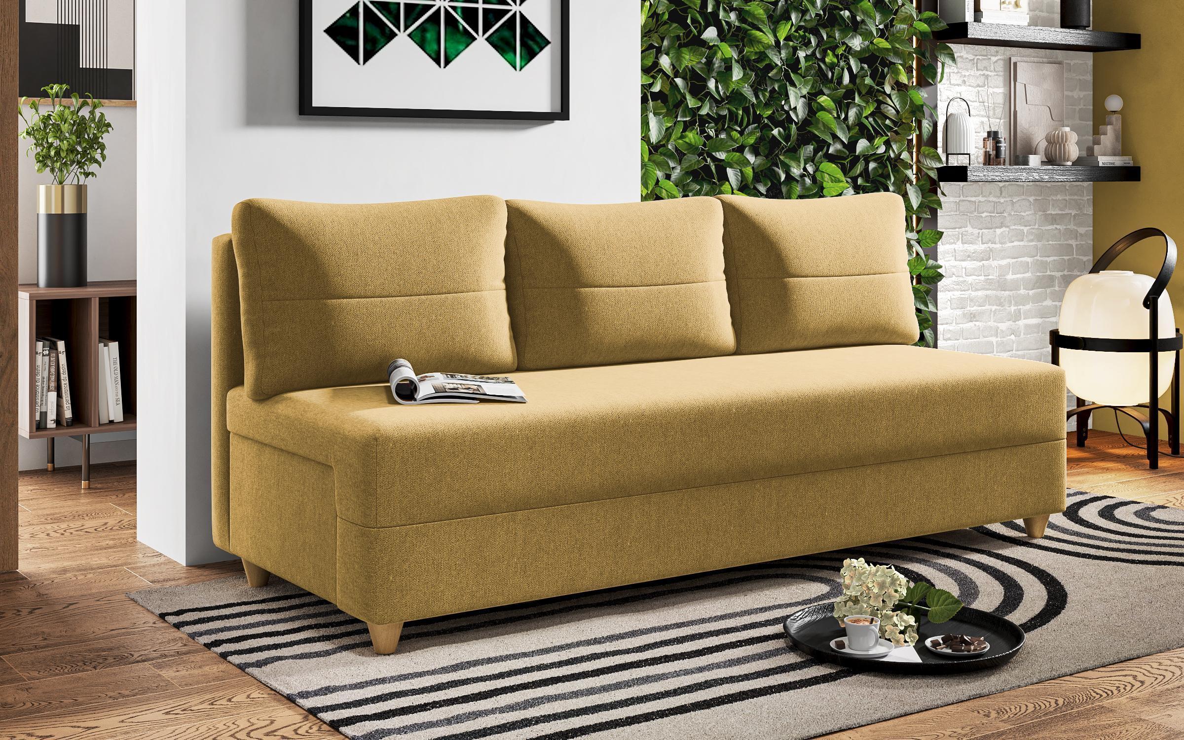 Canapea extensibila Arano, mustar  3