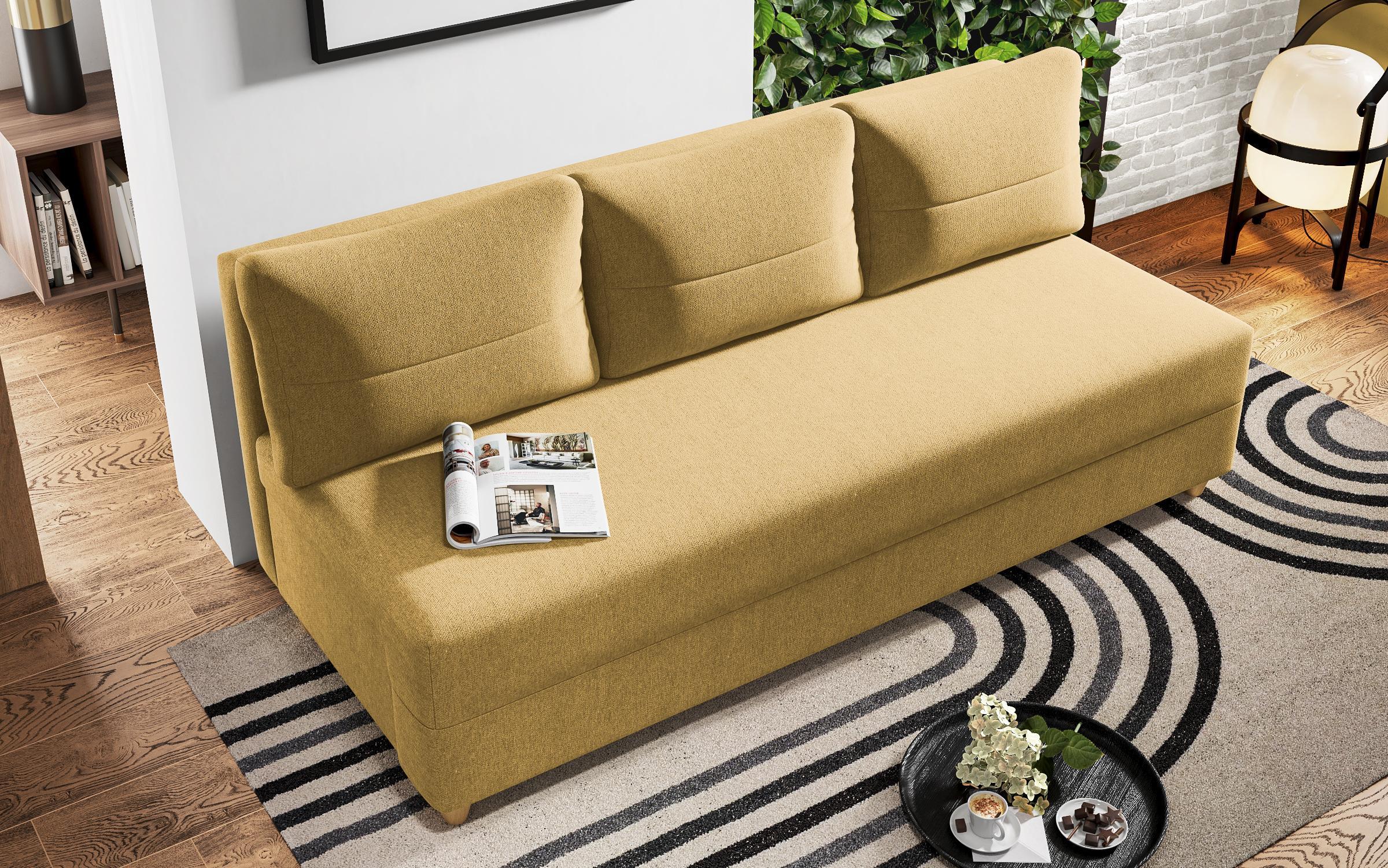 Canapea extensibila Arano, mustar  7