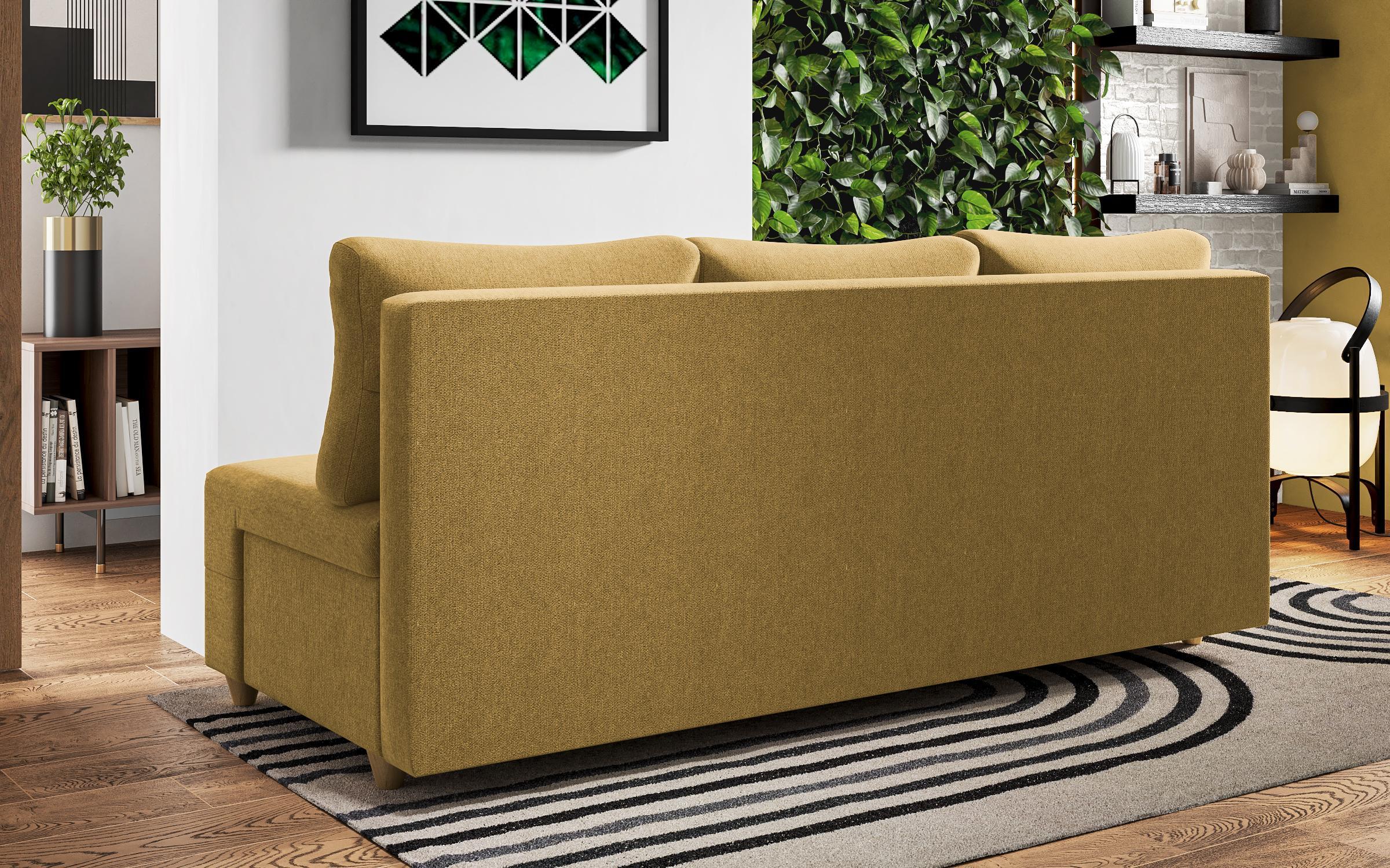 Canapea extensibila Arano, mustar  9