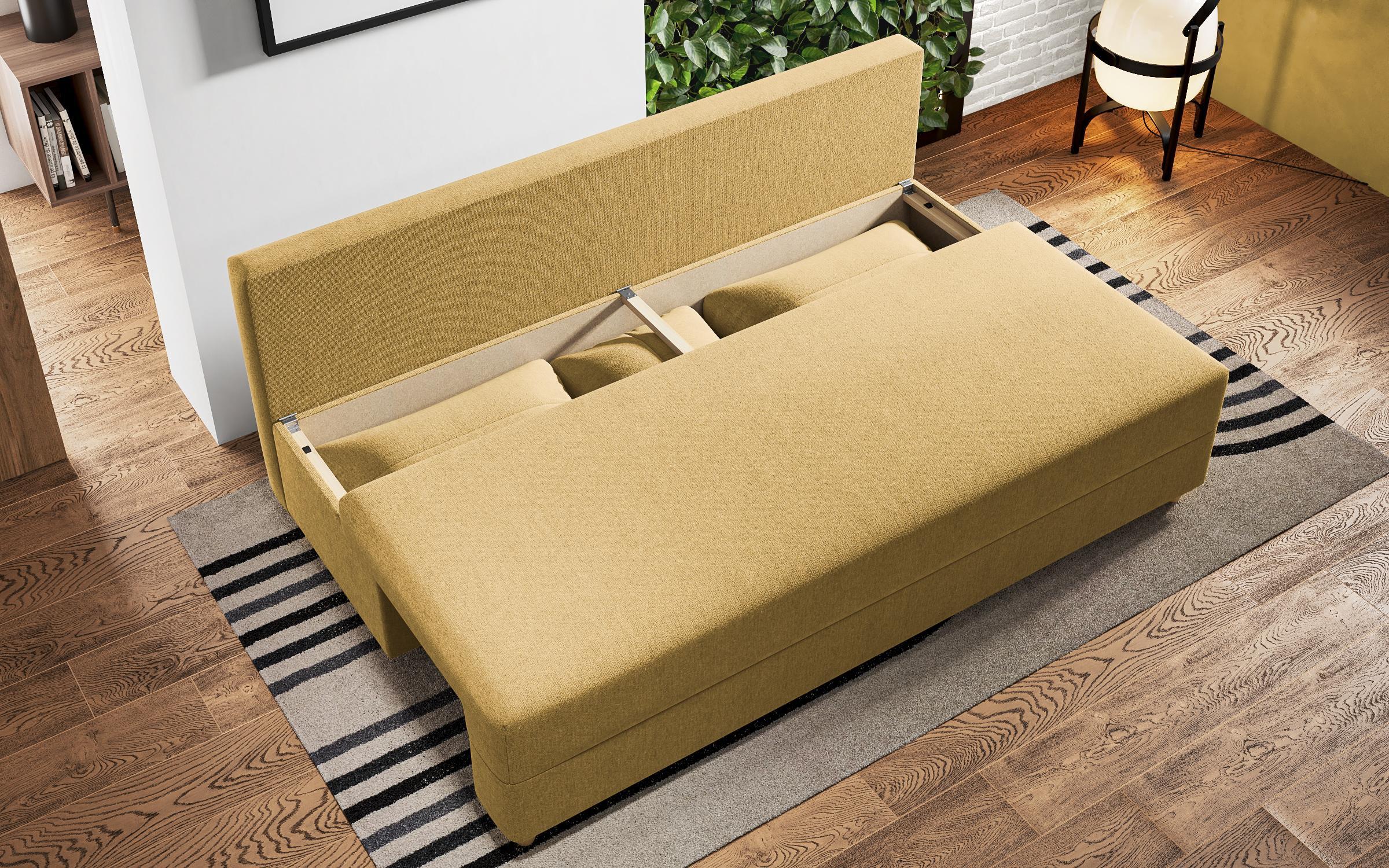 Canapea extensibila Arano, mustar  5