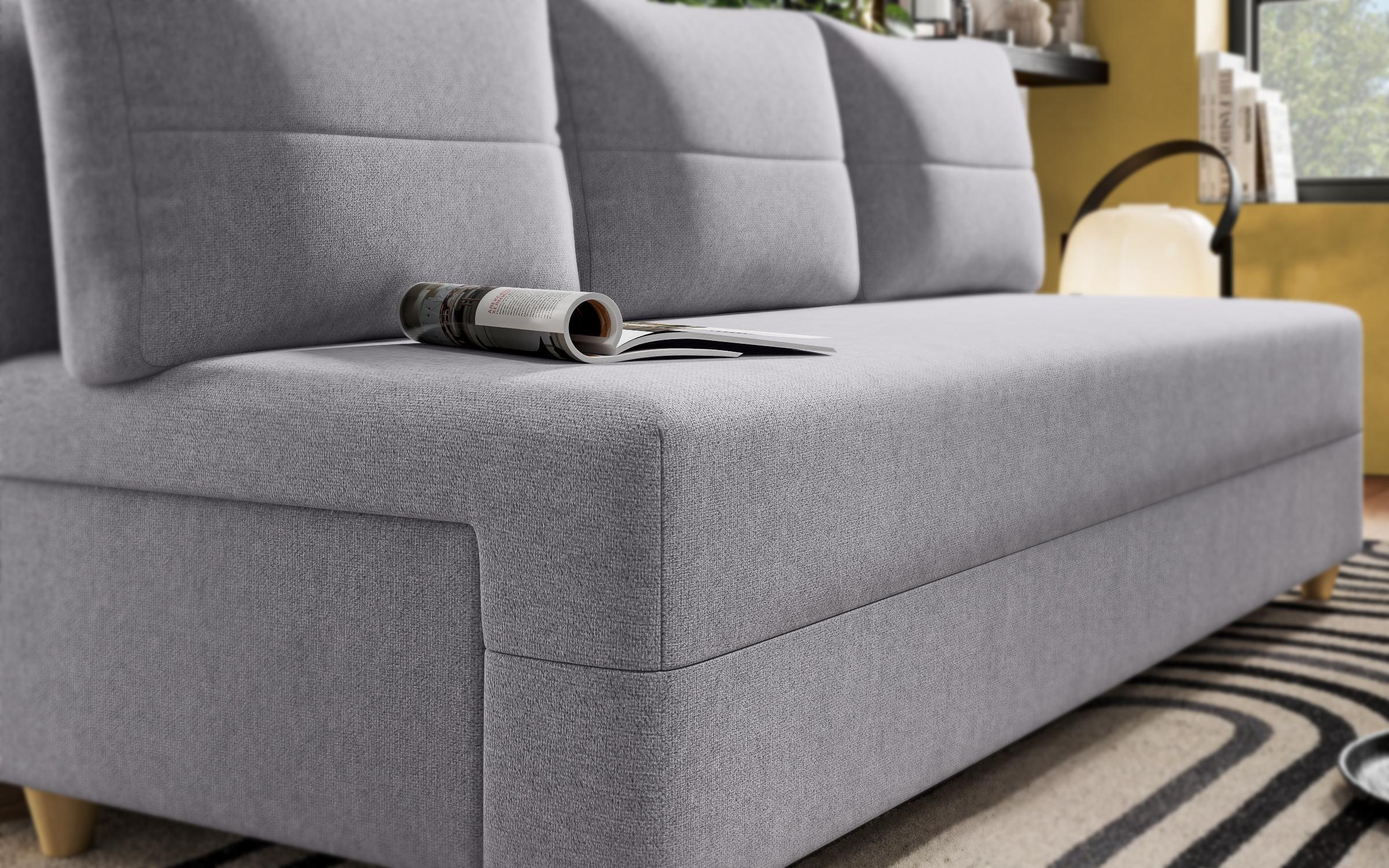 Canapea extensibila Arano, gri deschis  6