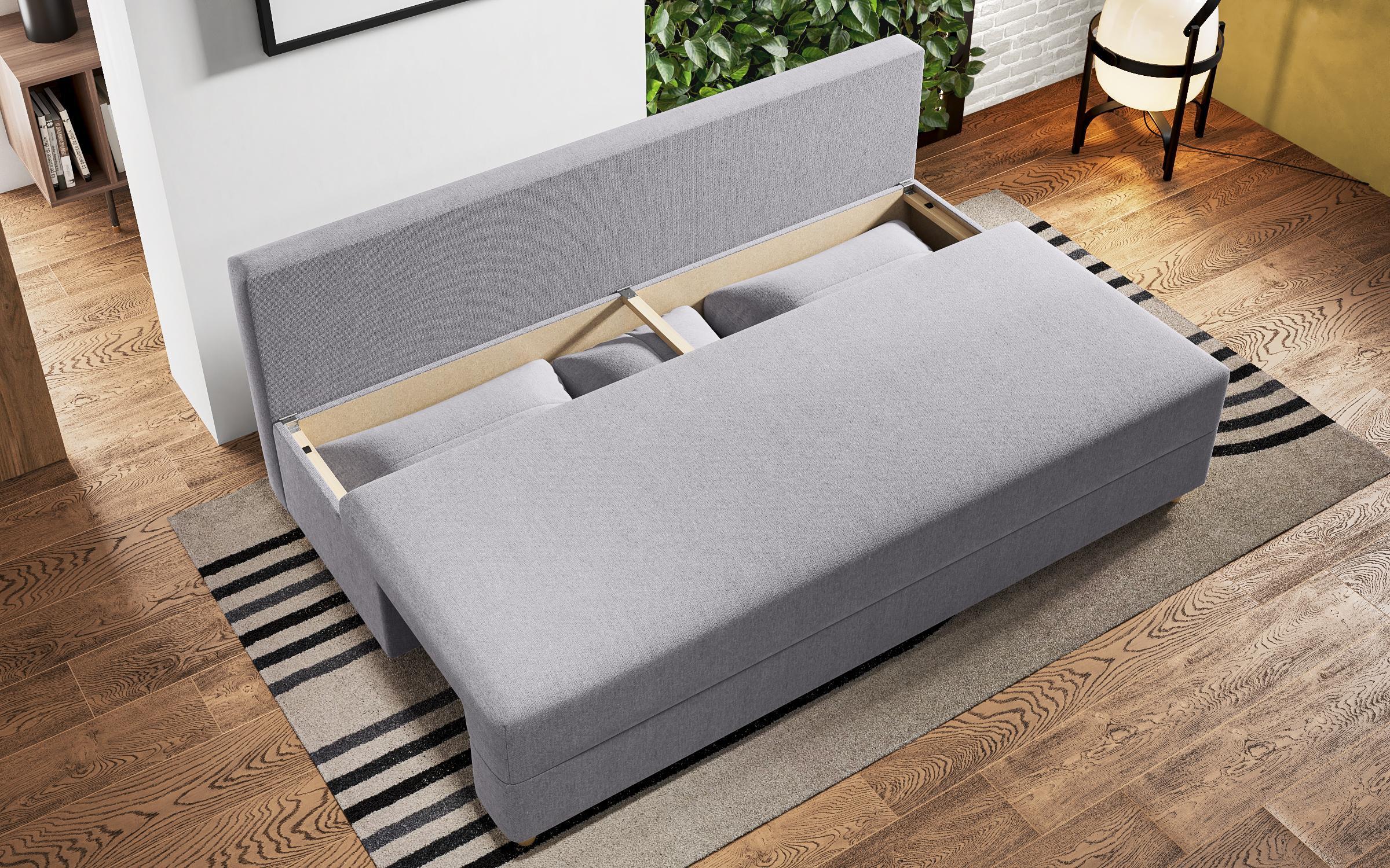 Canapea extensibila Arano, gri deschis  5