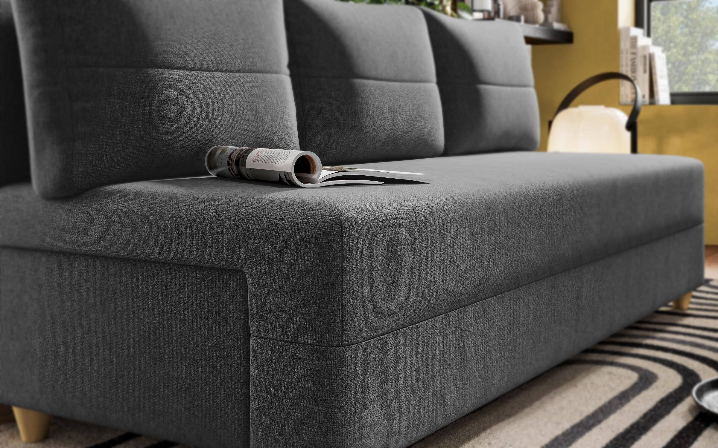 Canapea extensibila Arano, gri inchis  6