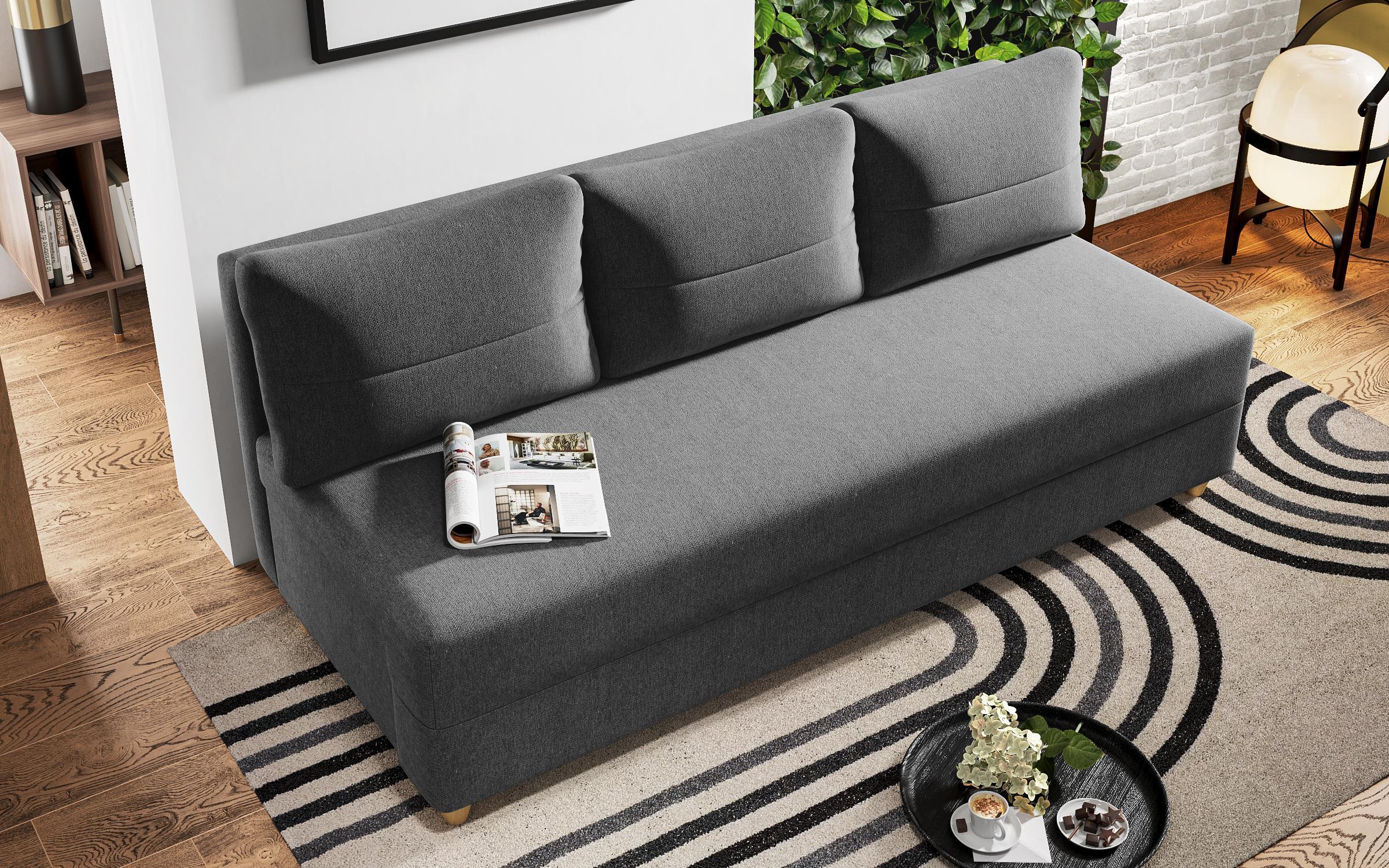 Canapea extensibila Arano, gri inchis  7