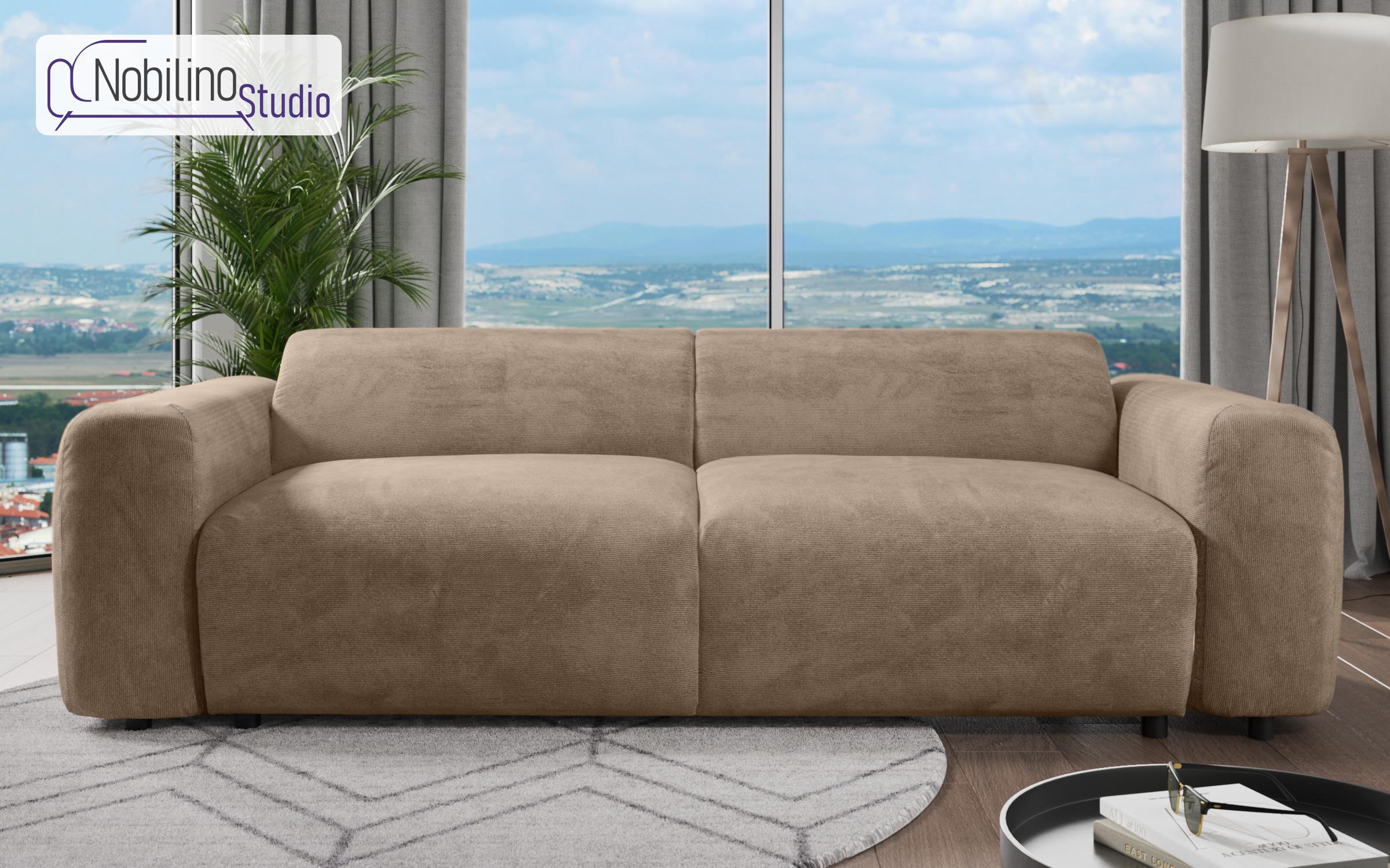 Canapea extensibila Claudi, bej inchis  1